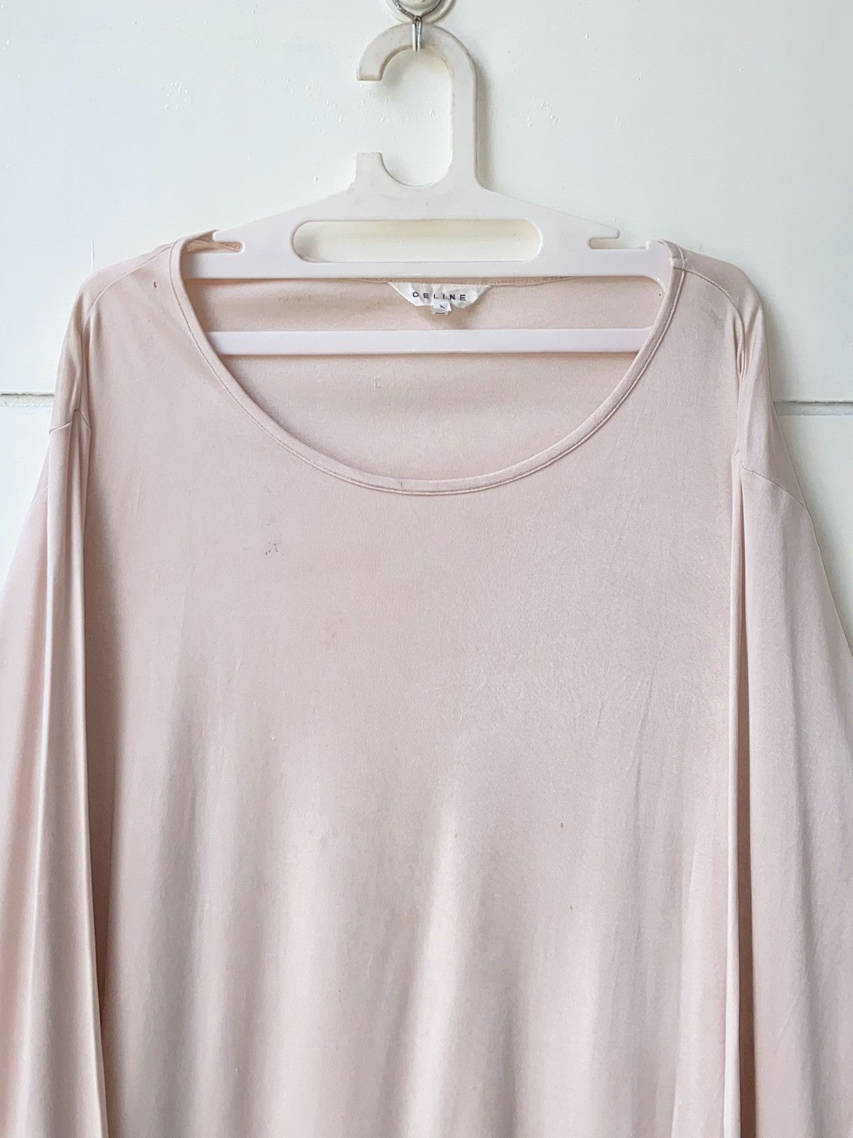 Celine CELINE Pink Long Sleeve T-shirt Size US M / EU 48-50 / 2 - 10 Thumbnail
