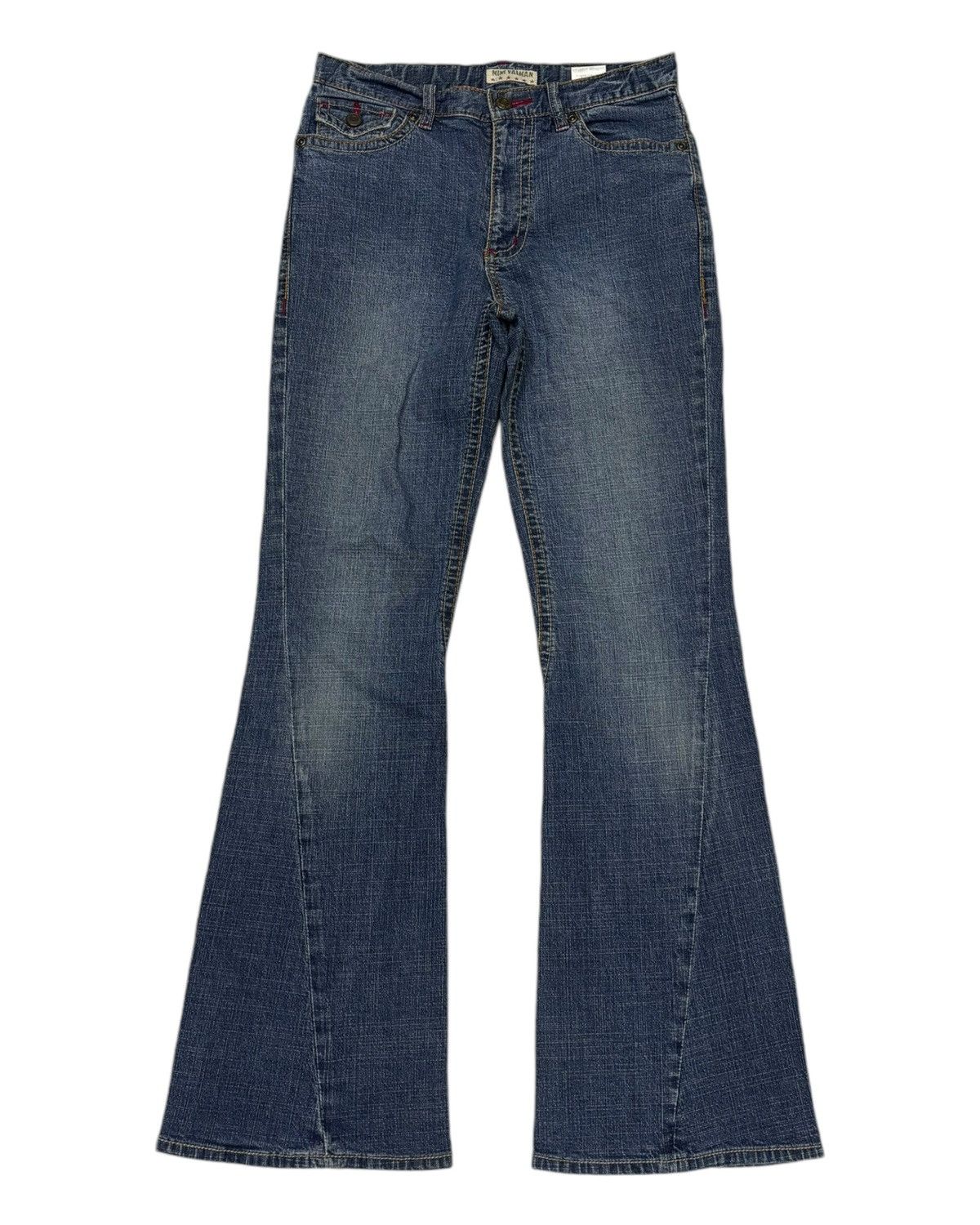 Hysteric Glamour × Japanese Brand FLARED TWIST💥90s Style Bootcut Denim Mini Valman Flare Jeans Size US 26 / EU 42 - 7 Thumbnail