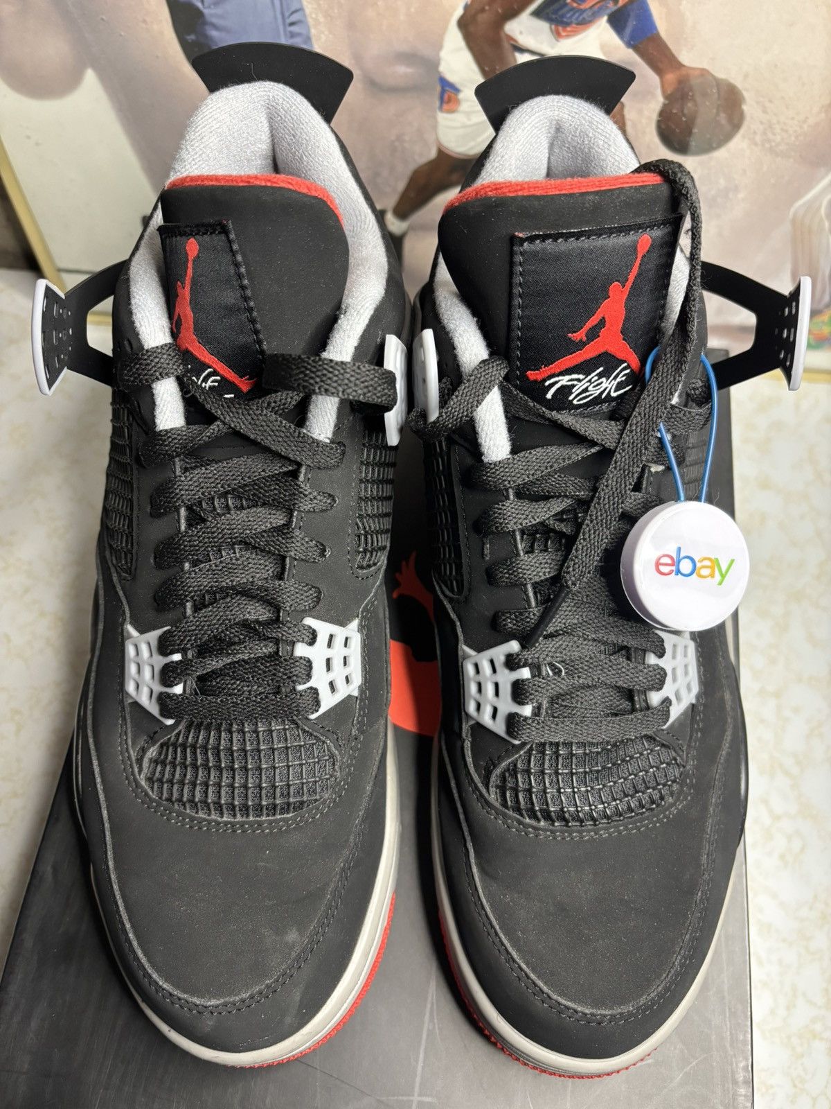 Jordan Brand Jordan Retro 4 ‘Bred’ Size US 10 / EU 43 - 2 Thumbnail