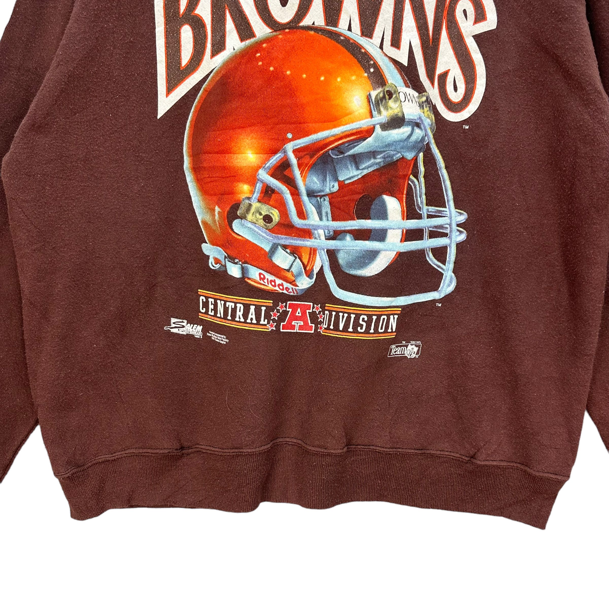 NFL × Salem Sportswear × Vintage 93's TEAM NFL CLEVERLAND BROWNS SWEATSHIRTS #8047-198 Size US XL / EU 56 / 4 - 6 Thumbnail