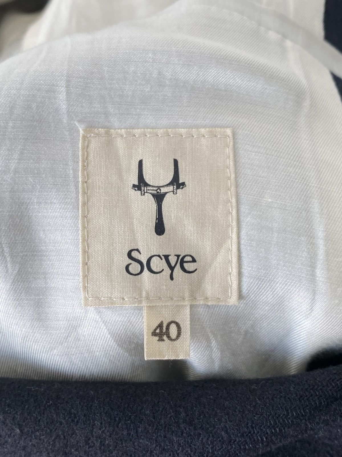 Japanese Brand Scye Supreme Chaster Coat Wool Melton Tailored Coat Size US S / EU 44-46 / 1 - 2 Thumbnail