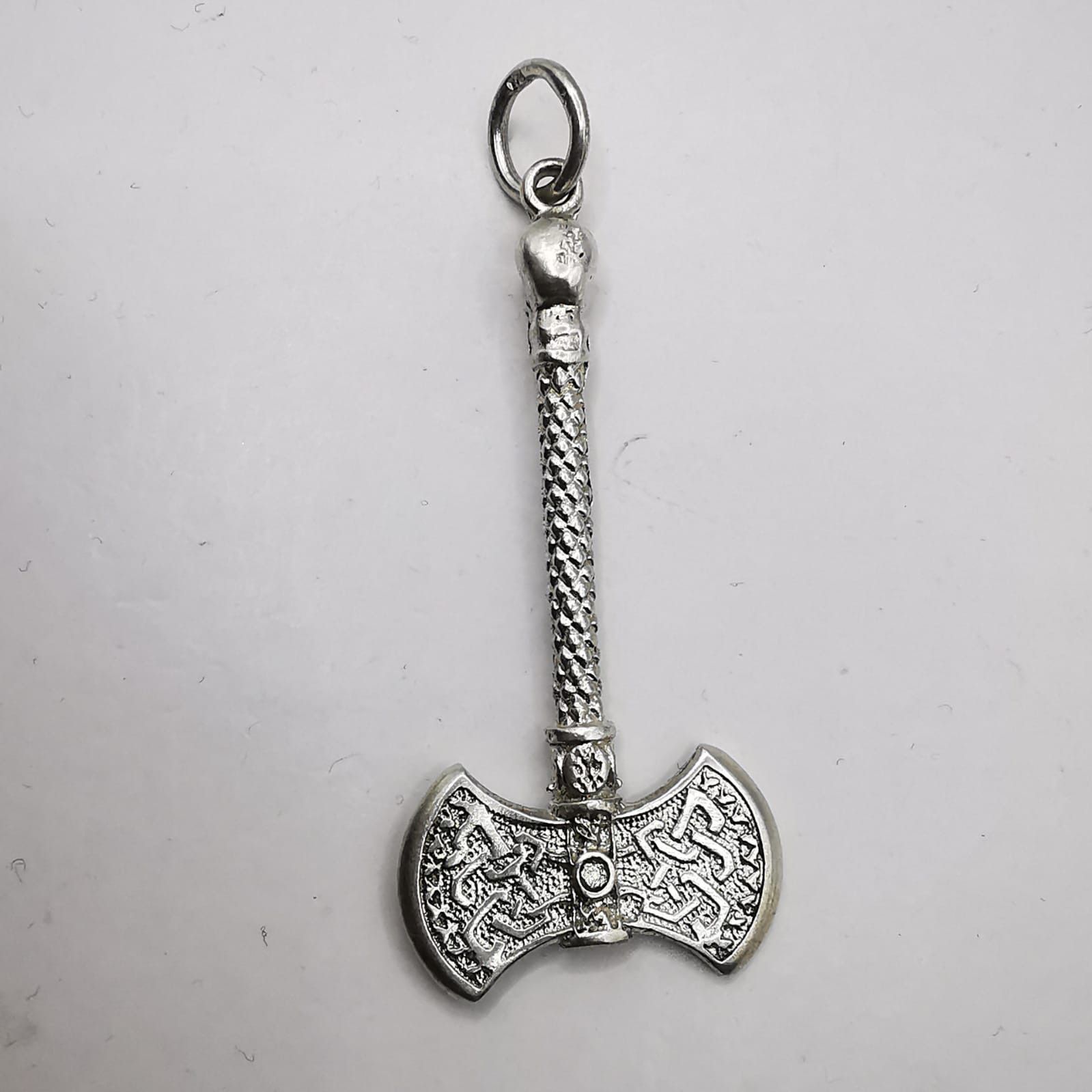 Vintage Vintage Pendant Warrior's Axe"925 Sterling Silver Jewelry Size ONE SIZE - 3 Thumbnail