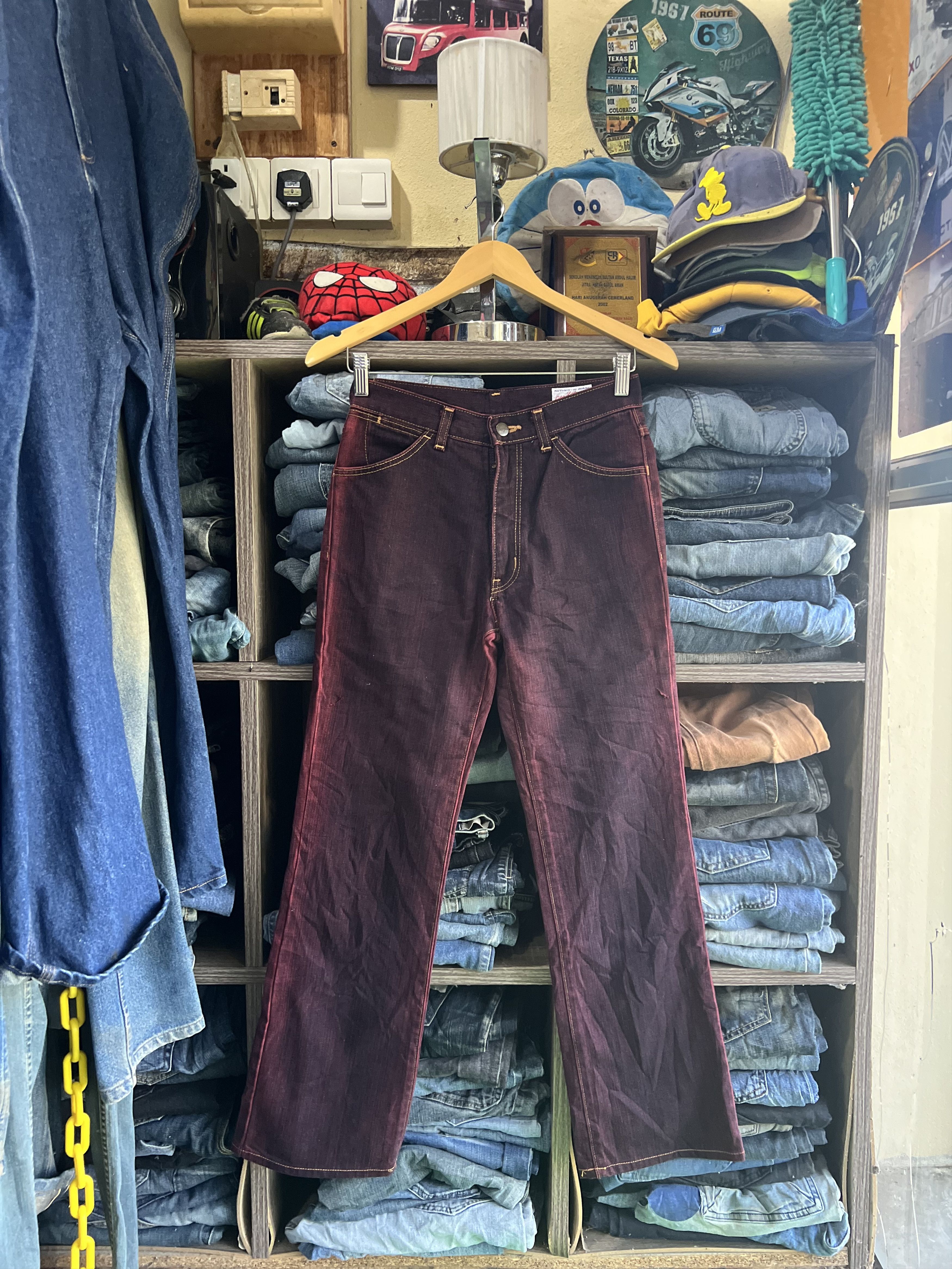 Wrangler 🔥Vintage Wrangler Western Style Two Tone Denim Size 27" / US 4 / IT 40 - 16 Thumbnail