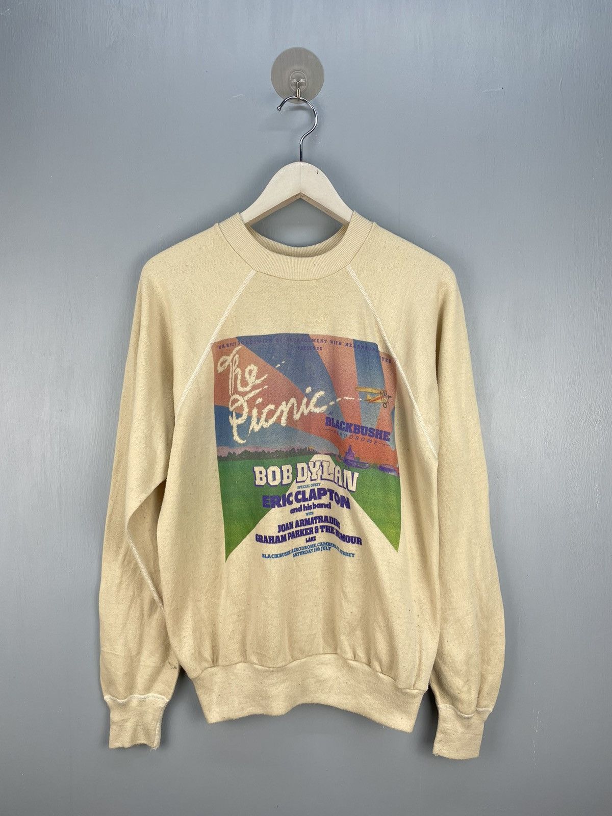 Band Tees Vintage 70s Bob Dylan The Picnic sweatshirt Size US M / EU 48-50 / 2 - 1 Thumbnail