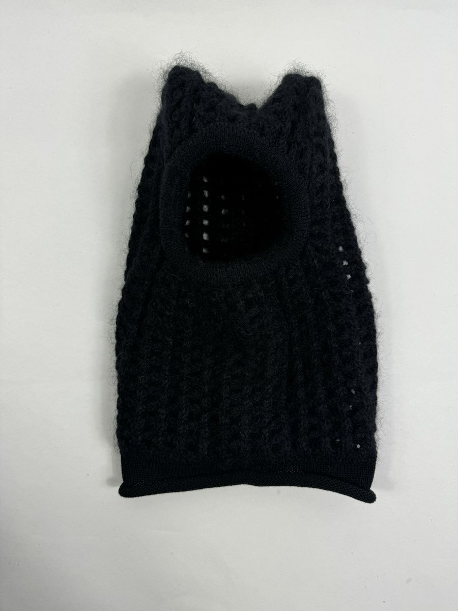 Givenchy BLACK WOOL HORN BALACLAVA Size ONE SIZE - 3 Thumbnail