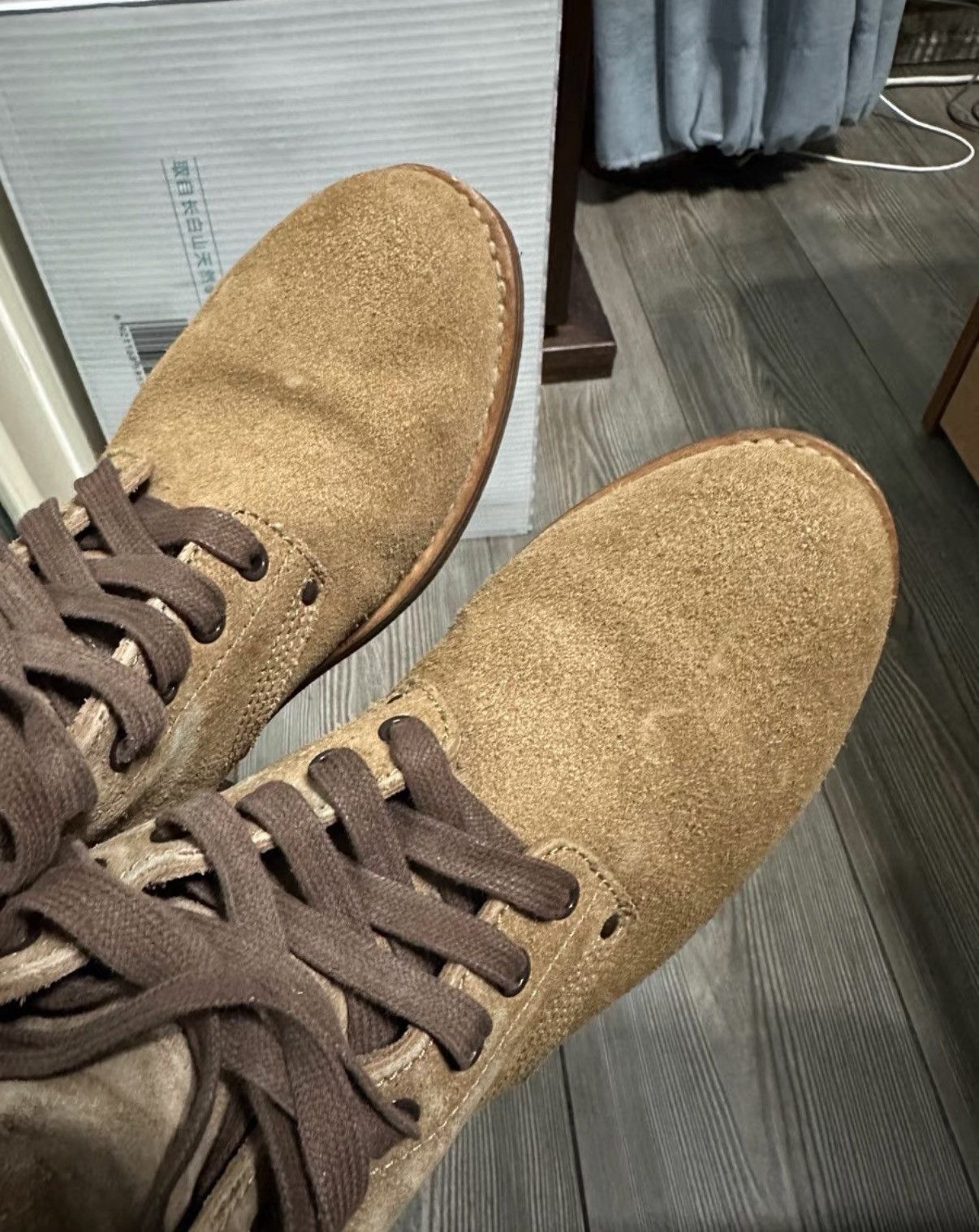 Visvim Visvim MARSHAL BOOTS-FOLK VEG SUEDE – Sand Size US 8 / EU 41 - 2 Thumbnail