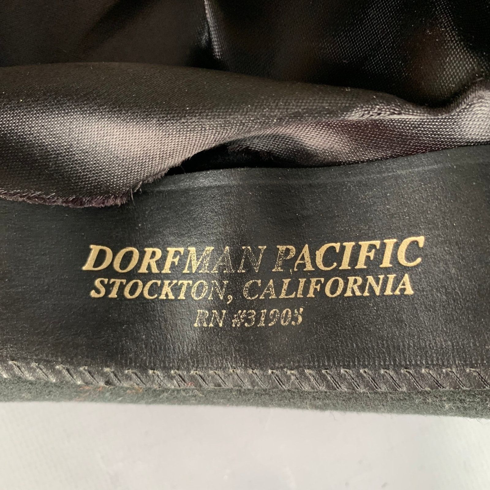 Other DORFMAN PACIFIC Vintage Black Wool Felt Fedora Hat Size ONE SIZE - 7 Thumbnail