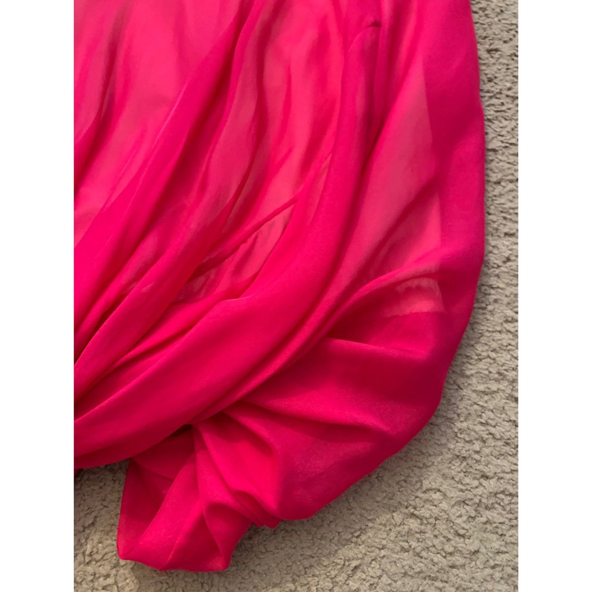 Helmut Lang HELMUT LANG PINK BUBBLE SILK DRESS Size M / US 6-8 / IT 42-44 - 9 Thumbnail