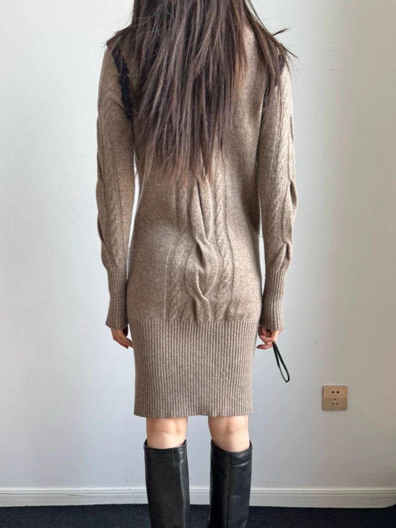 Vivienne Westwood size2 Kaki knitted dress