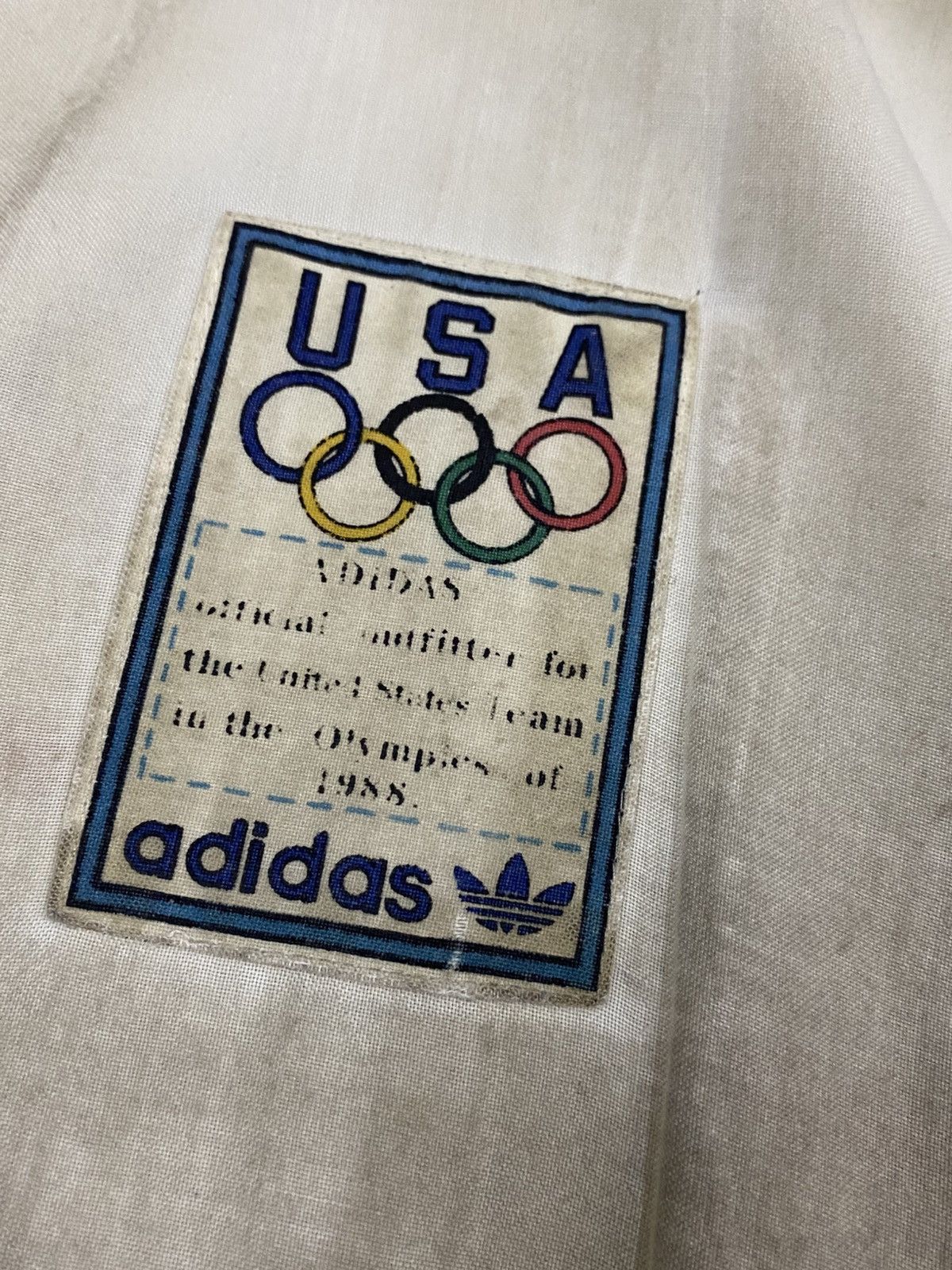 Adidas Vintage Adidas USA Olympic Jacket Size US XL / EU 56 / 4 - 11 Thumbnail