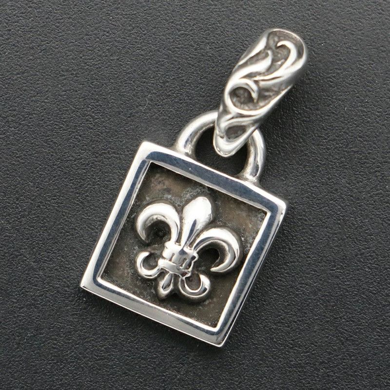 Chrome Hearts OFFER OK🔥CHROME HEARTS FRAMED FLEUR PENDANT silver Size ONE SIZE - 1 Thumbnail