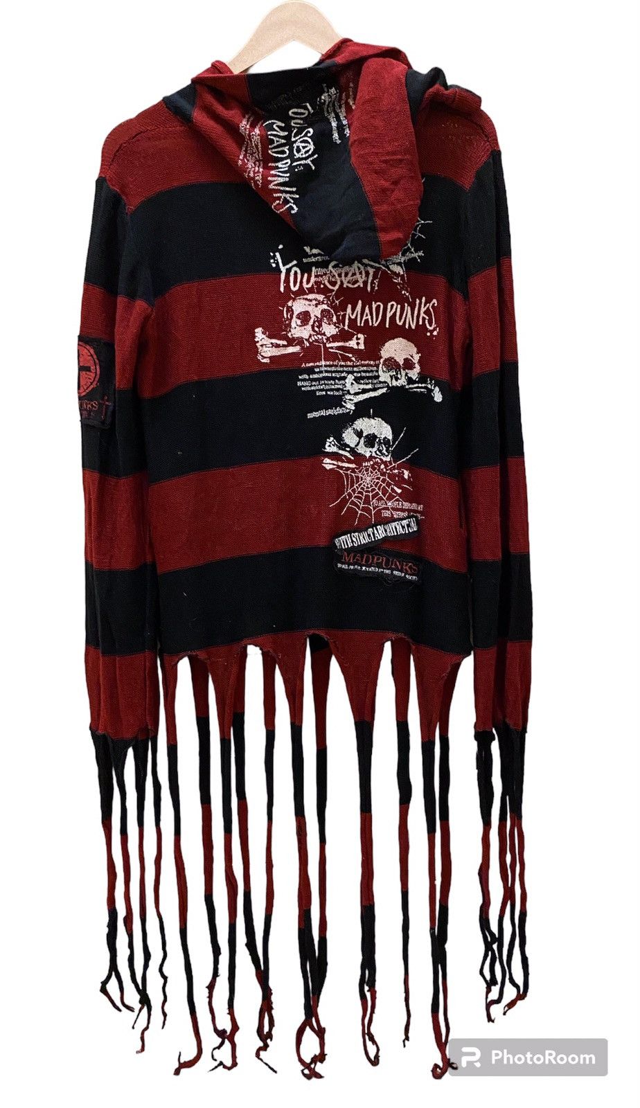 Japanese Brand 🔥QUICK SALE🔥 Mad Punks Mad Girl Cardigan Hoodie Sweater Size S / US 4 / IT 40 - 8 Thumbnail