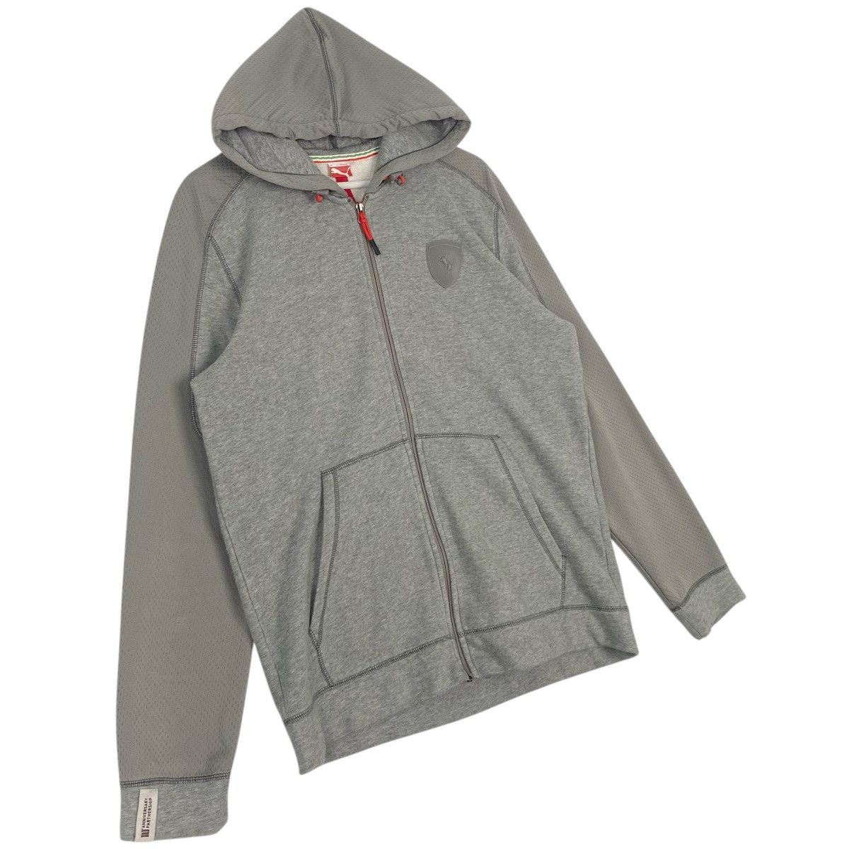 Other Vintage Puma Ferrari Hoodie Sweater Full Zip Grey Size US XL / EU 56 / 4 - 3 Thumbnail