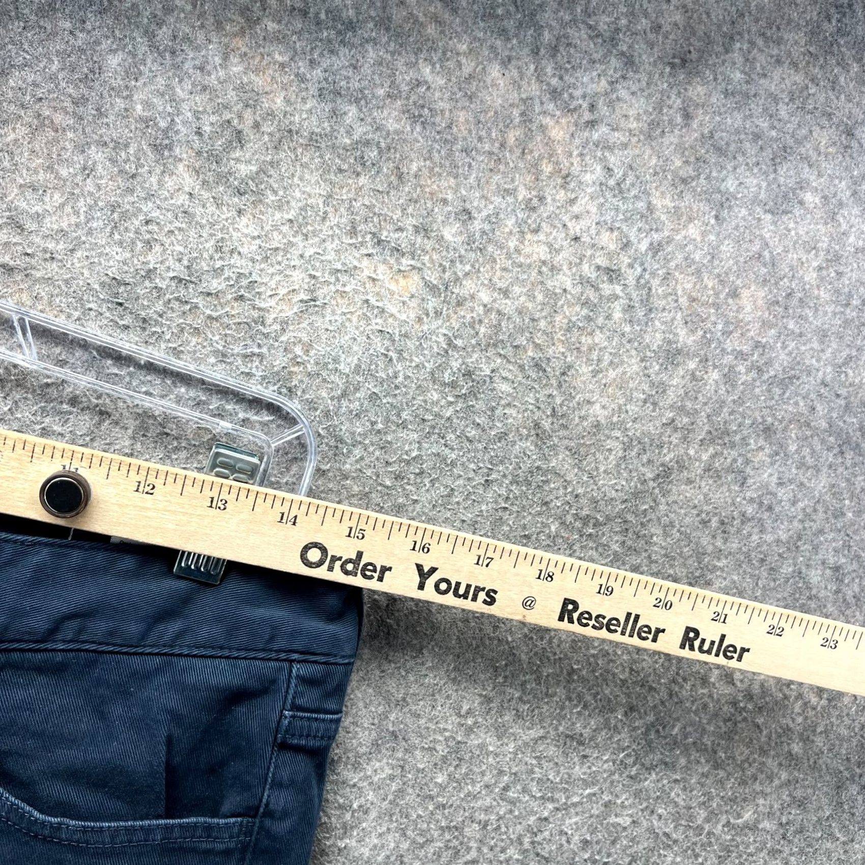 Vineyard Vines Vineyard Vines Pants Men 30x30 Flat Front Chino Cotton Canvas Blue Navy Slit Pocket Regular 30 Inseam Casual Formal Workwear Button Front Size US 30 / EU 46 - 6 Thumbnail