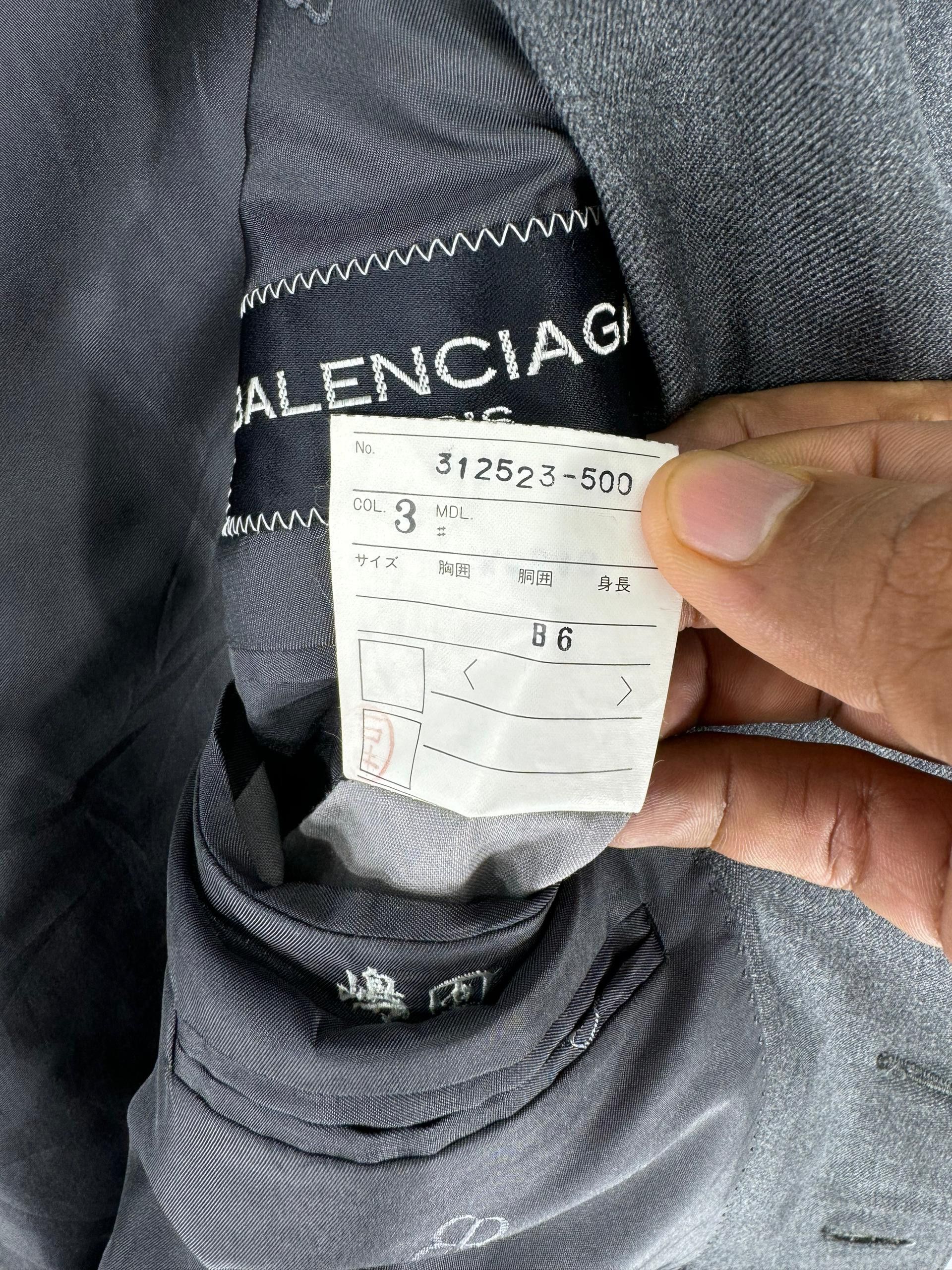 Balenciaga Vintage Balenciaga Paris Wool Blazer Style Jacket Size US M / EU 48-50 / 2 - 12 Thumbnail