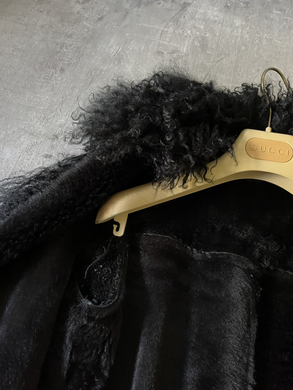 Gucci Gucci F/W 99 by Tom Ford Mongolian lamb leather fur coat Size L / US 10 / IT 46 - 16 Thumbnail