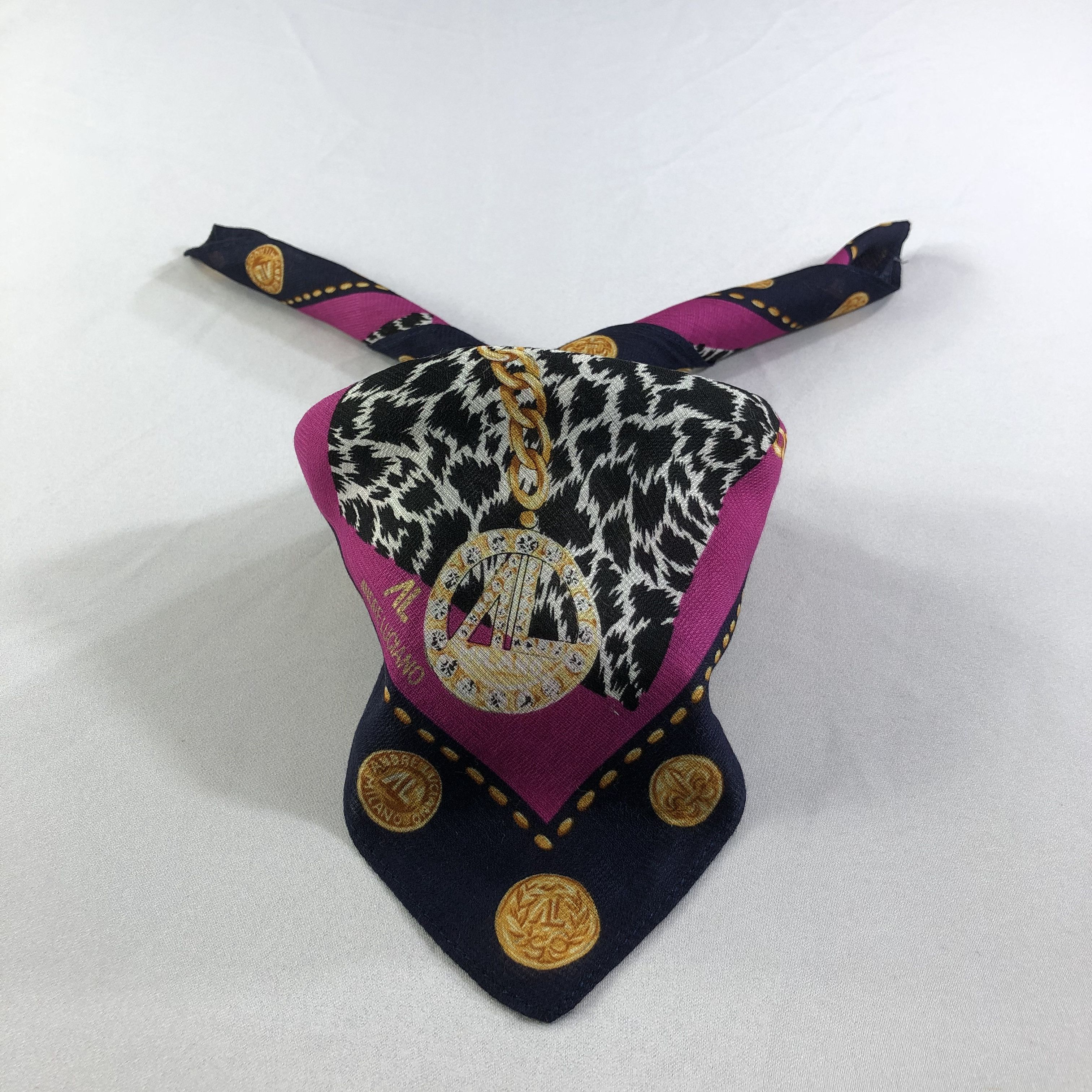 Andreluciano × Vintage Andre Luciano Handkerchief Neckerchief Bandana H1577 Size ONE SIZE - 2 Thumbnail