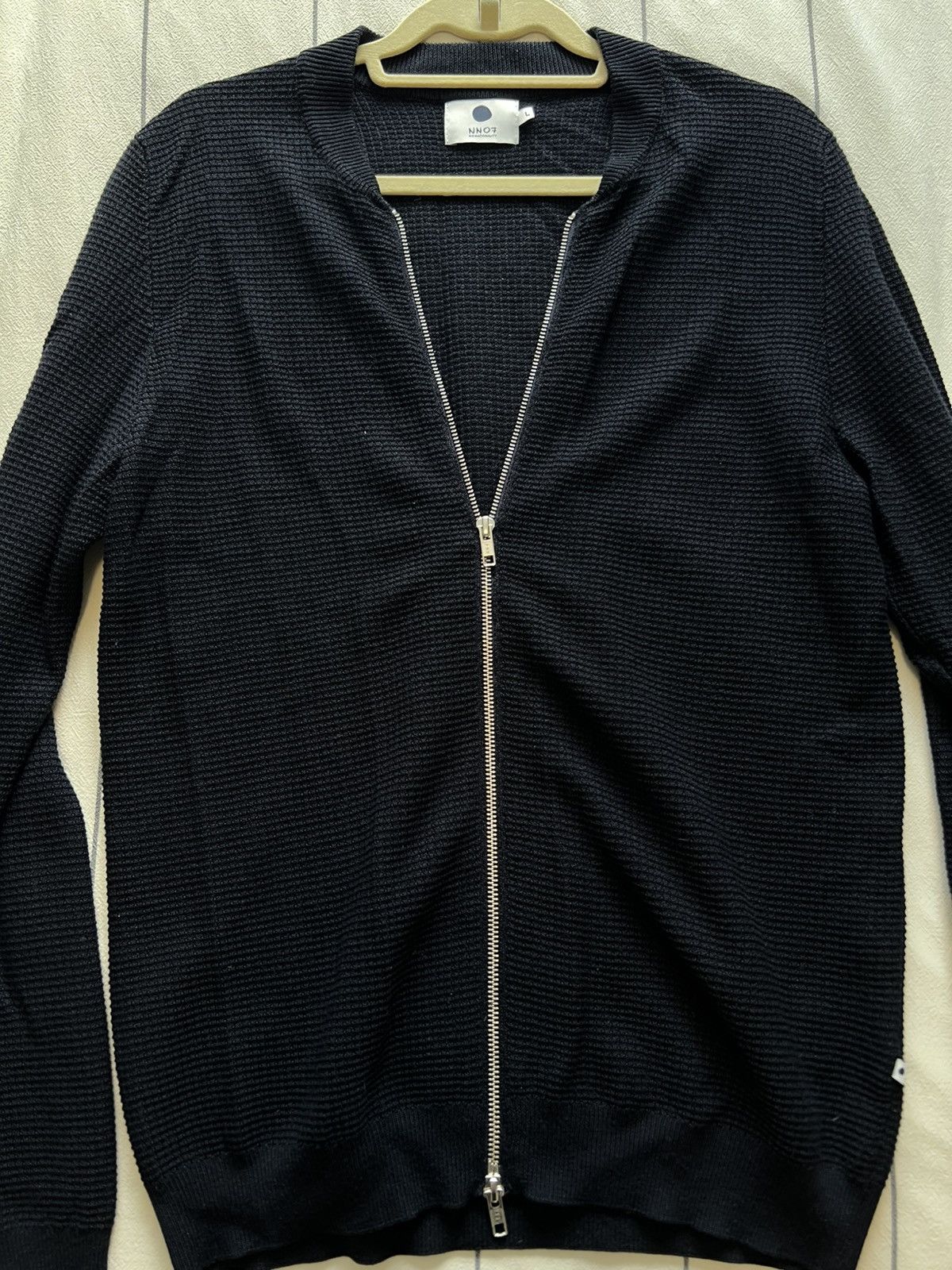 NN07 NN07 Navy Jake Full Zip Cardigan Size US L / EU 52-54 / 3 - 1 Thumbnail
