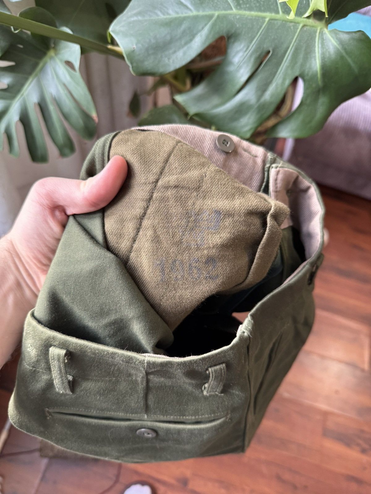 Vintage Rare Vintage 1962 60s Swedish Military Pants Kanye Travis Size US 30 / EU 46 - 6 Thumbnail