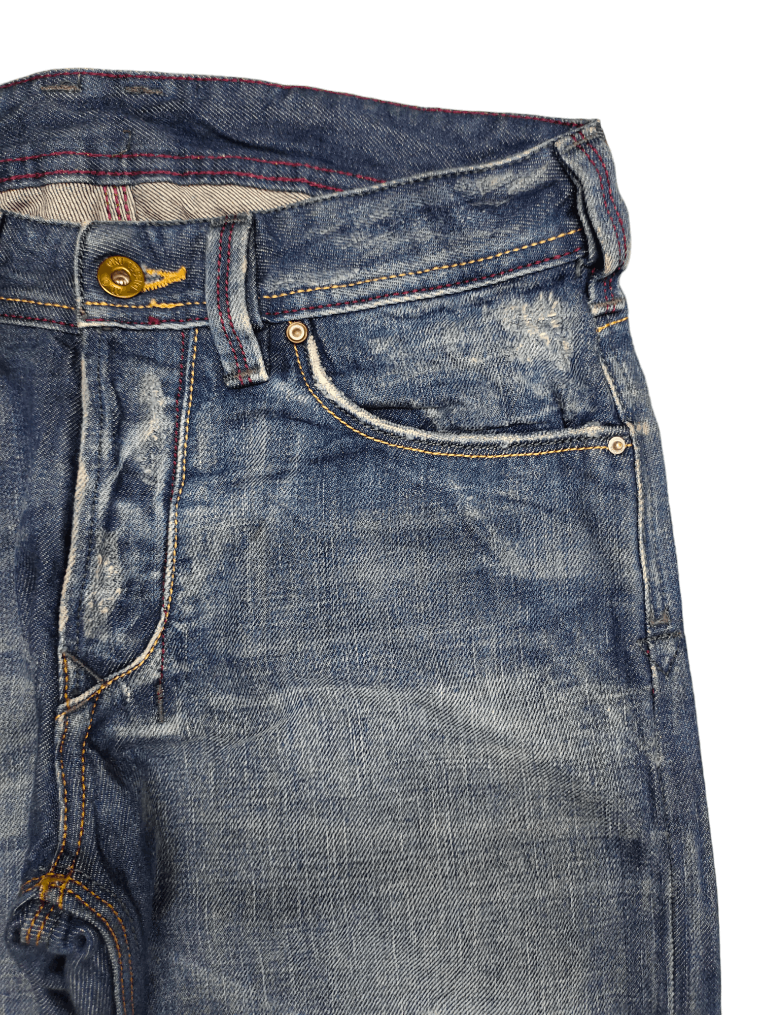 Diesel Vintage Diesel Distress Faded Clawmark Denim Jeans Size US 29 - 11 Thumbnail