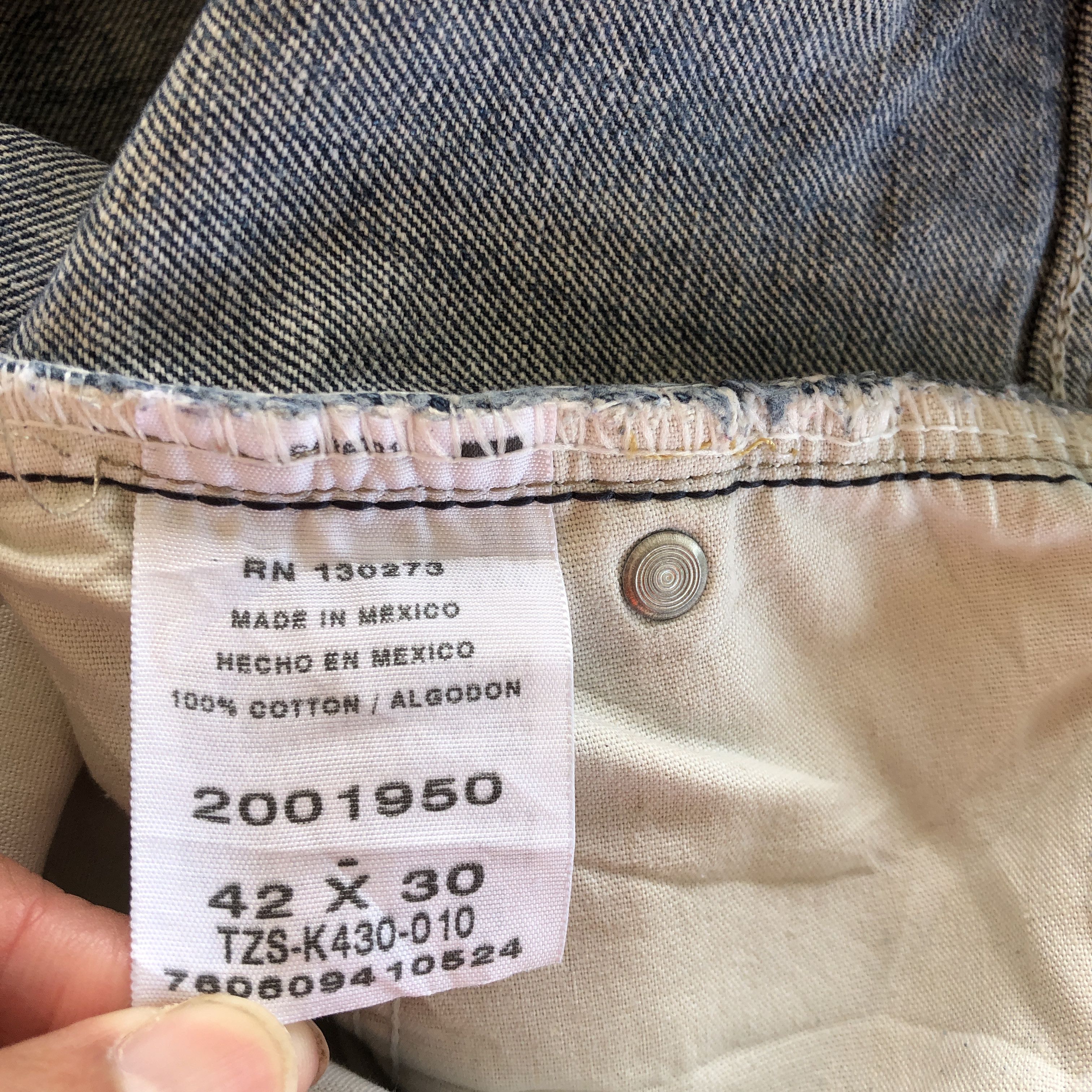 Lee Vintage Y2K Lee Baggy Jeans Oversized Lee Sanforized Denim Size US 40 / EU 56 - 6 Thumbnail