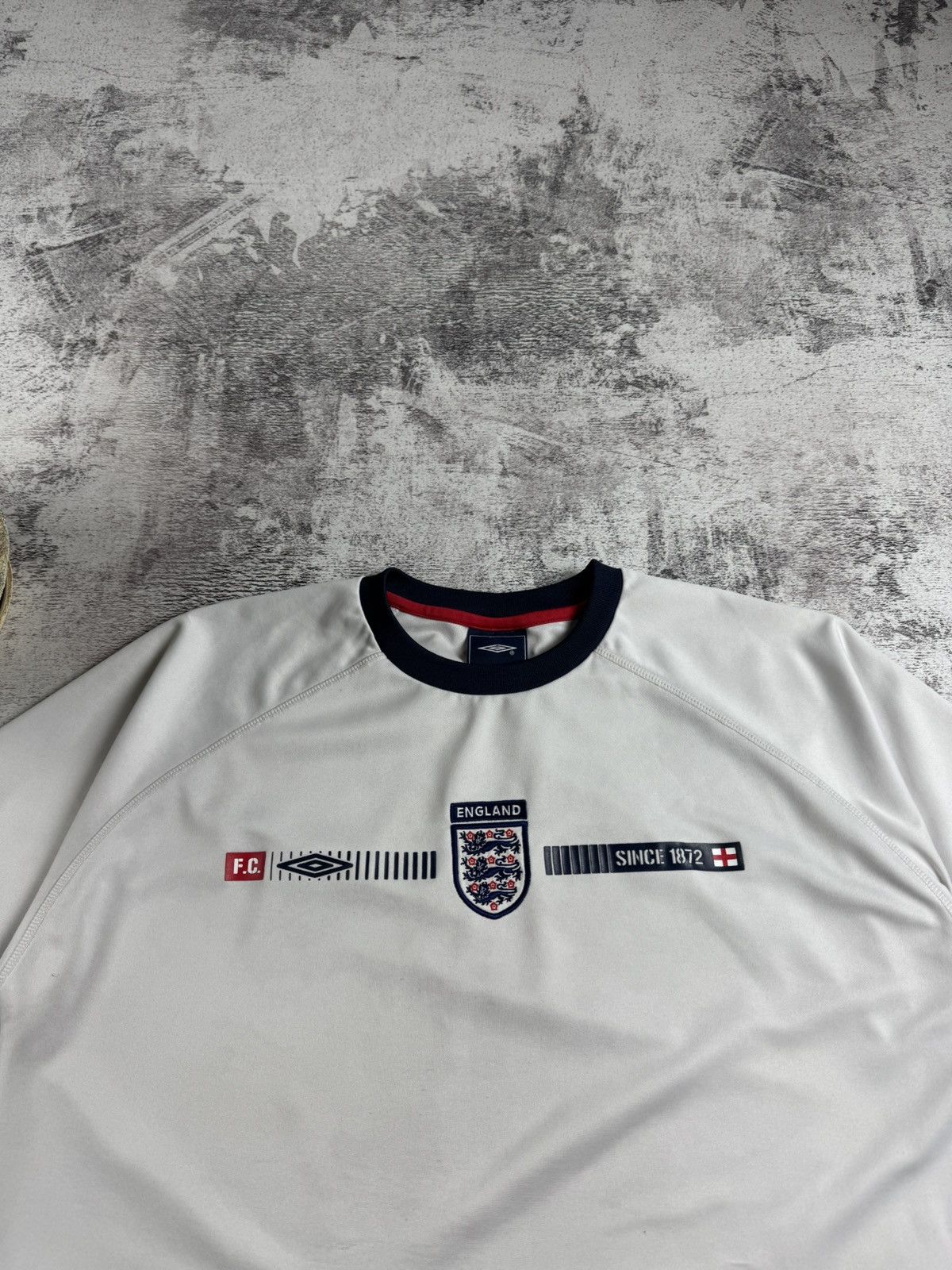 Umbro England National Soccer Football 00s Jersey Blockcore T Shirt Tee Size US L / EU 52-54 / 3 - 6 Thumbnail