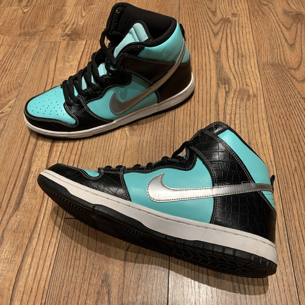 Nike Tiffany and co x Nike Tiffany dunk highs Size US 11 / EU 44 - 3 Thumbnail