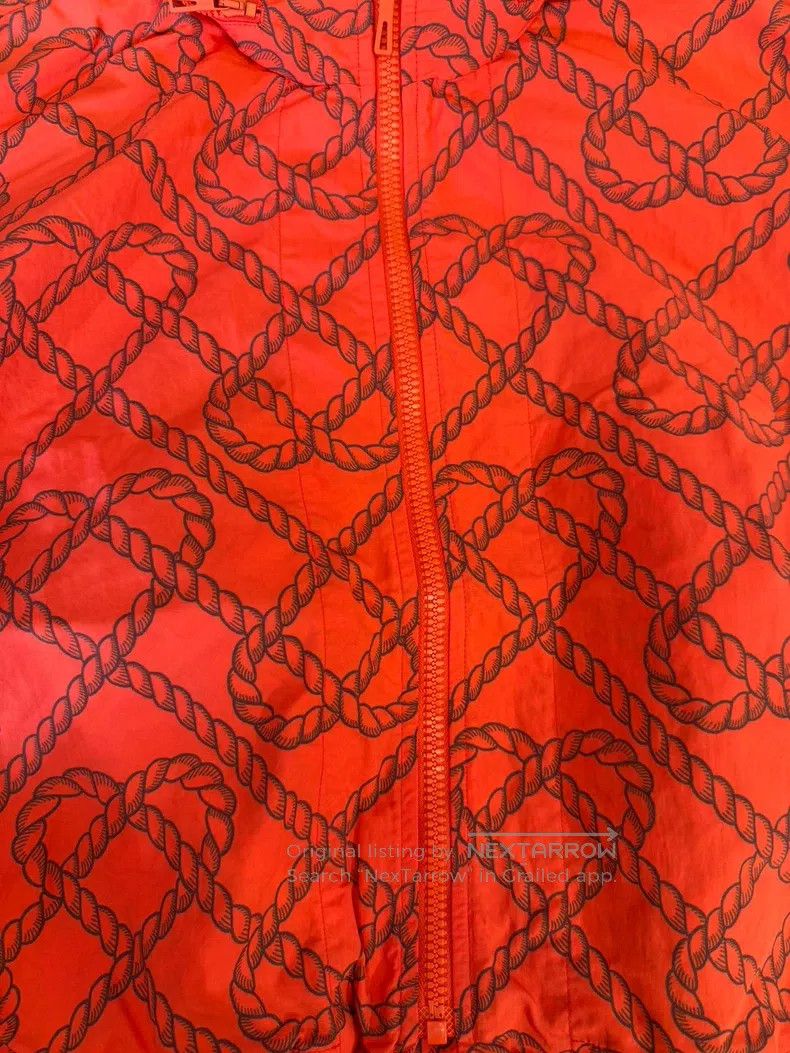 Hermes Hermes Red rope knot print jacket Size XXS / US 00 / IT 34 - 3 Thumbnail