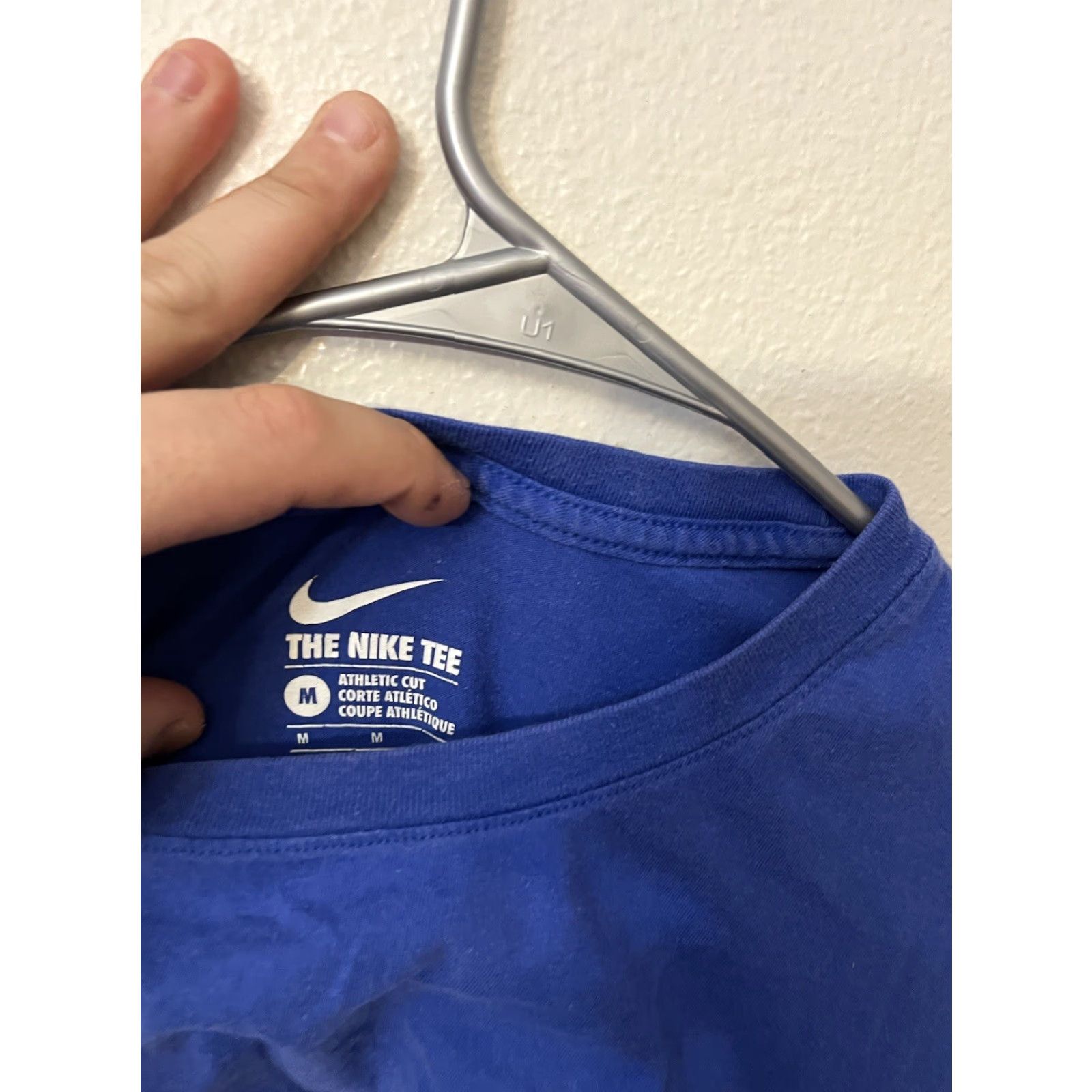 Nike VINTAGE Nike Tee Shirt Mens M Blue Short Sleeve Crewneck Logo Dri-FIT Size US M / EU 48-50 / 2 - 2 Thumbnail