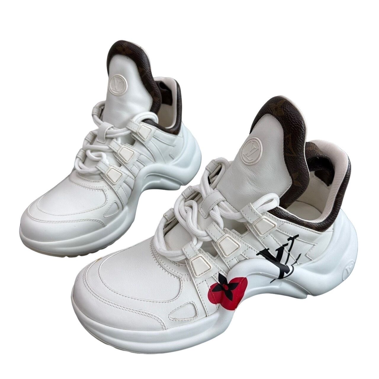 Louis Vuitton Louis Vuitton Archlight Heart Sneakers Size 36.5 Size US 6.5 / IT 36.5 - 1 Thumbnail