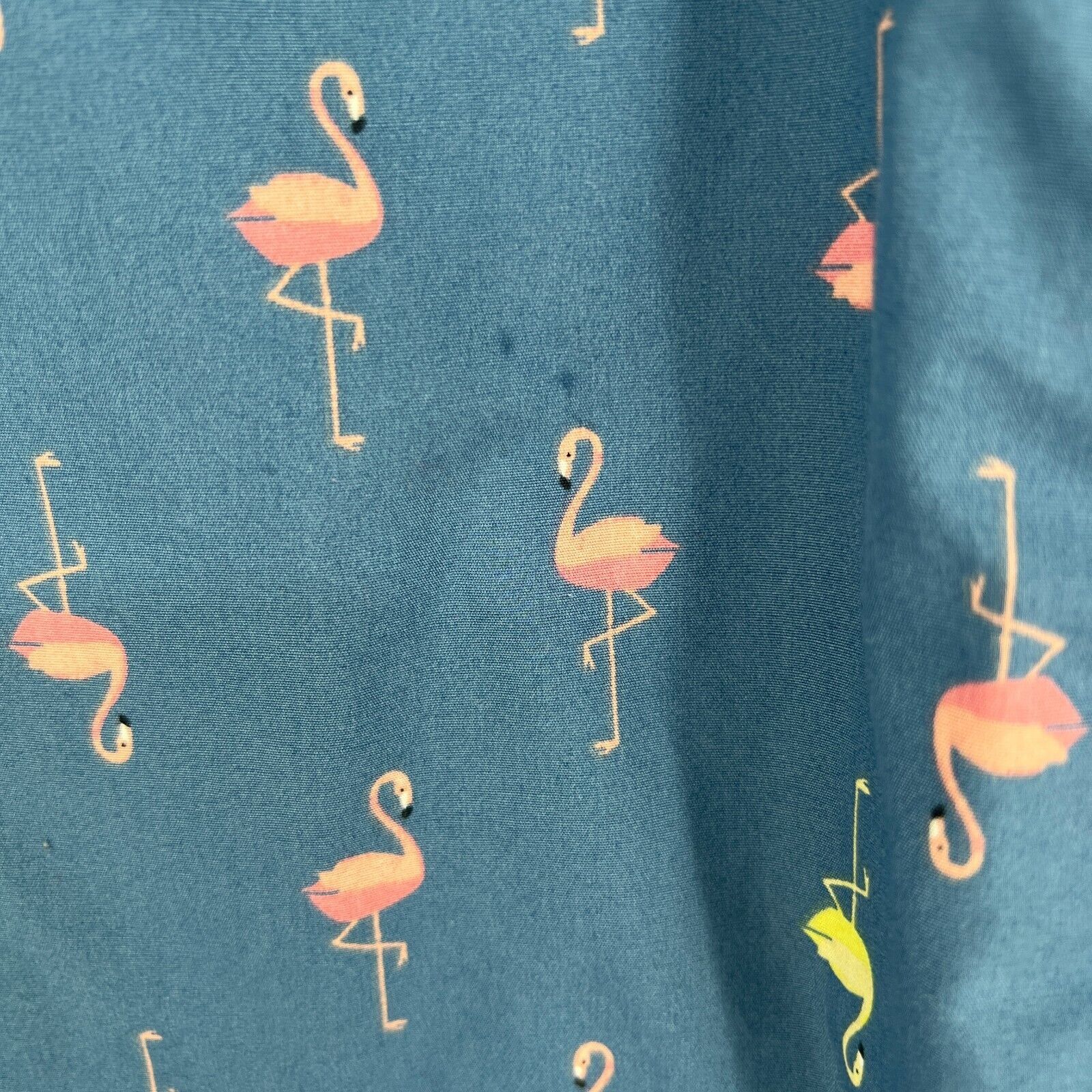 Lands' End Lands End No Iron Supima Short Sleeve Shirt Flamingo Size 14 Size XL / US 12-14 / IT 48-50 - 7 Thumbnail