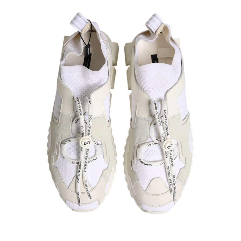 Dolce & Gabbana Dolce & Gabbana White Mesh Sorrento Trekking Sneakers Shoes Size US 9 / EU 42 - 3 Thumbnail