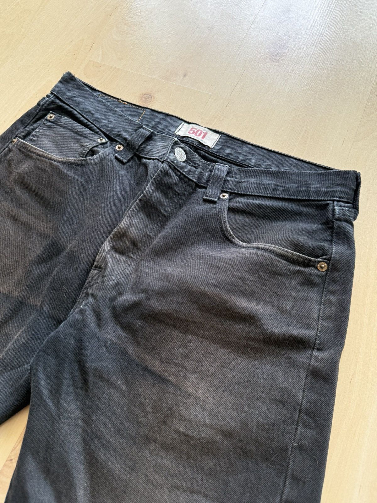 Levi's Levi’s 511 faded denim cropped shorts custom made Size US 32 / EU 48 - 3 Thumbnail