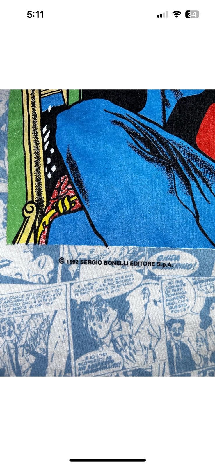 Vintage 1992 Dylan dog Italian horror comic T very rare Size US L / EU 52-54 / 3 - 3 Thumbnail
