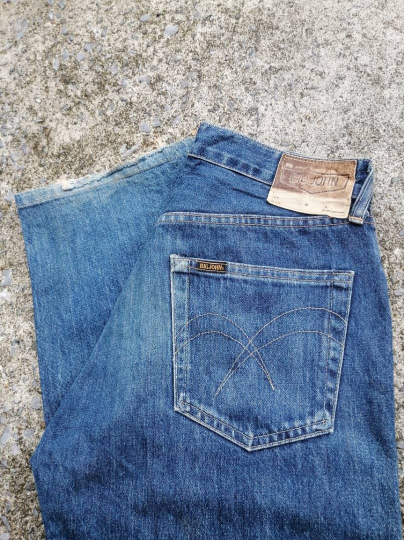 Big John × Japanese Brand Big John Made In Japan Patchwork Selvedge Baggy Jeans Size US 28 / EU 44 - 5 Thumbnail