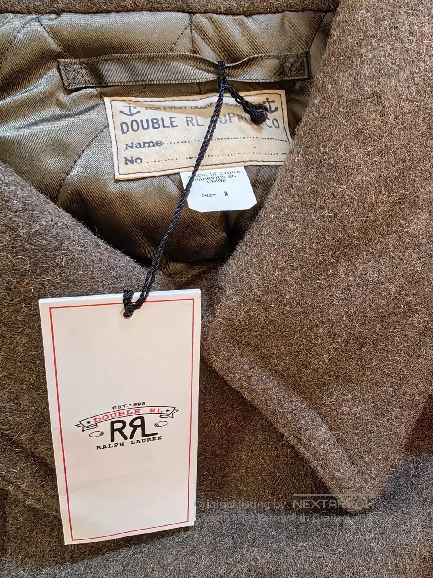 RRL Ralph Lauren RRL Ralph Lauren Wool Twill Peacoat. Size US M / EU 48-50 / 2 - 3 Thumbnail