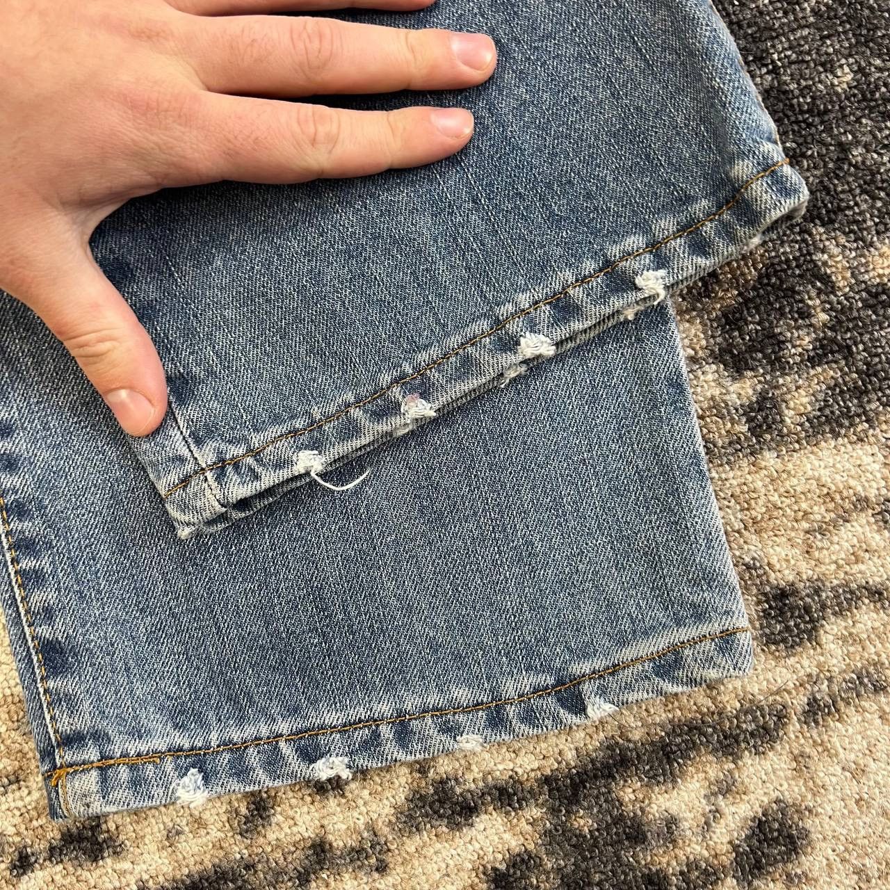 Diesel Diesel Luxury Distressed Style Denim Jeans Size US 33 - 6 Thumbnail
