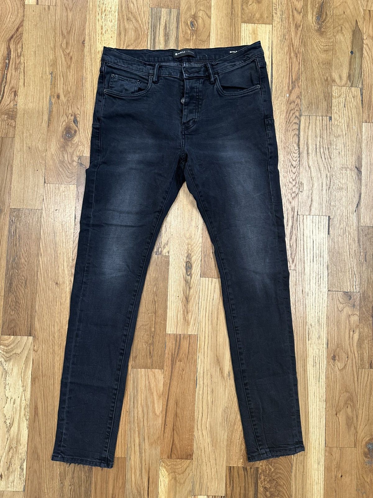 Purple Brand Purple Brand Plain Black Denim Jeans Size 32 Size US 32 / EU 48 - 1 Thumbnail
