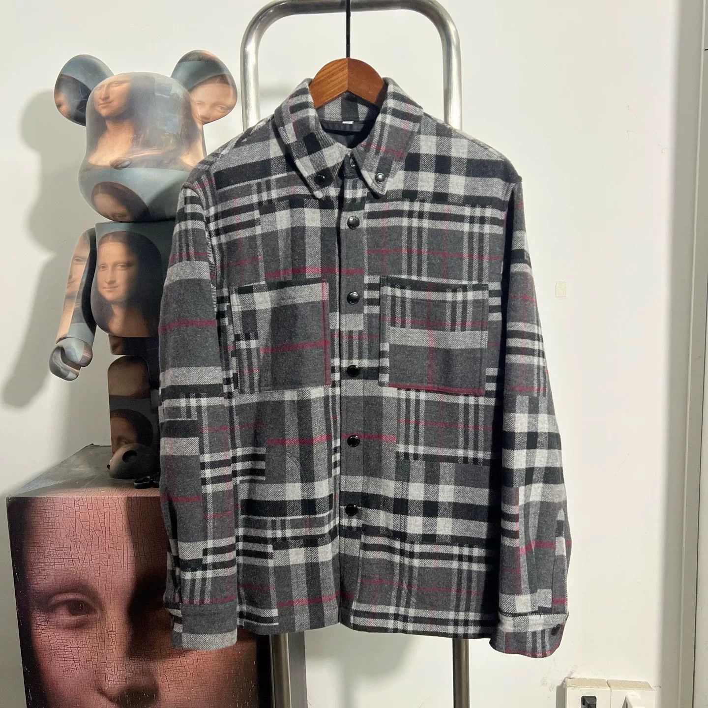 Burberry Burberry Wool Plaid Coat XS Women Size XS / US 0-2 / IT 36-38 - 1 Thumbnail