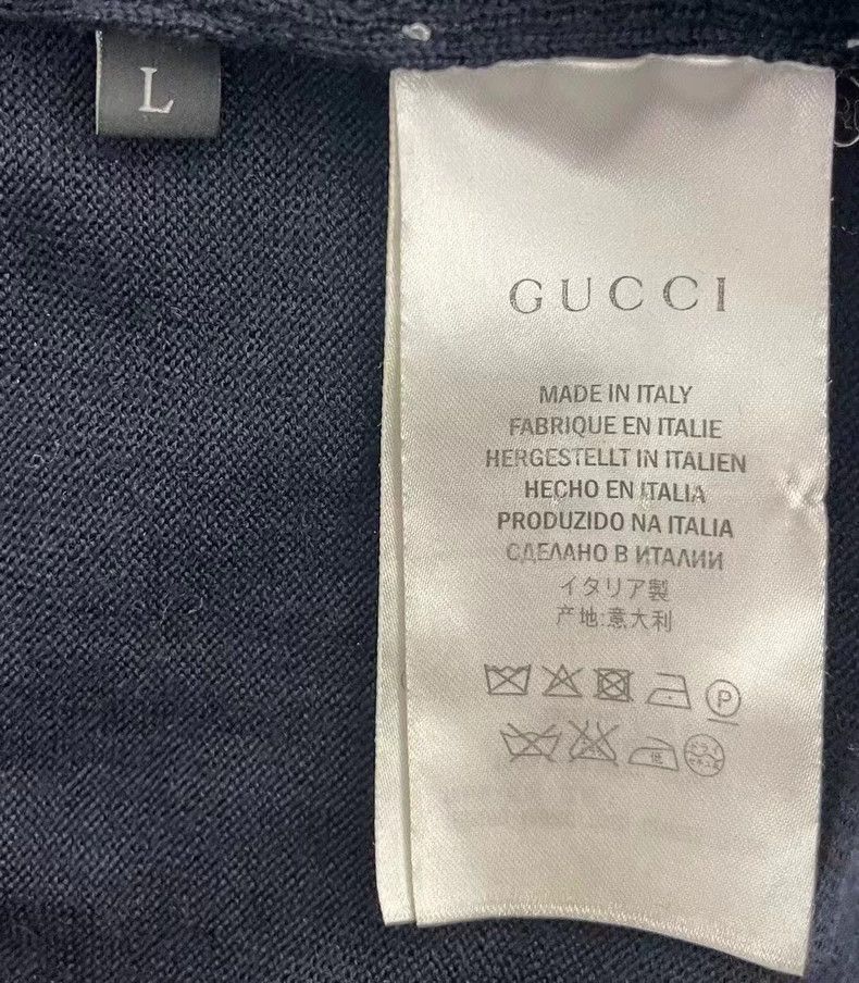 Gucci Gucci Classic red and green wool cardigan sweater -DMC Size US L / EU 52-54 / 3 - 4 Thumbnail
