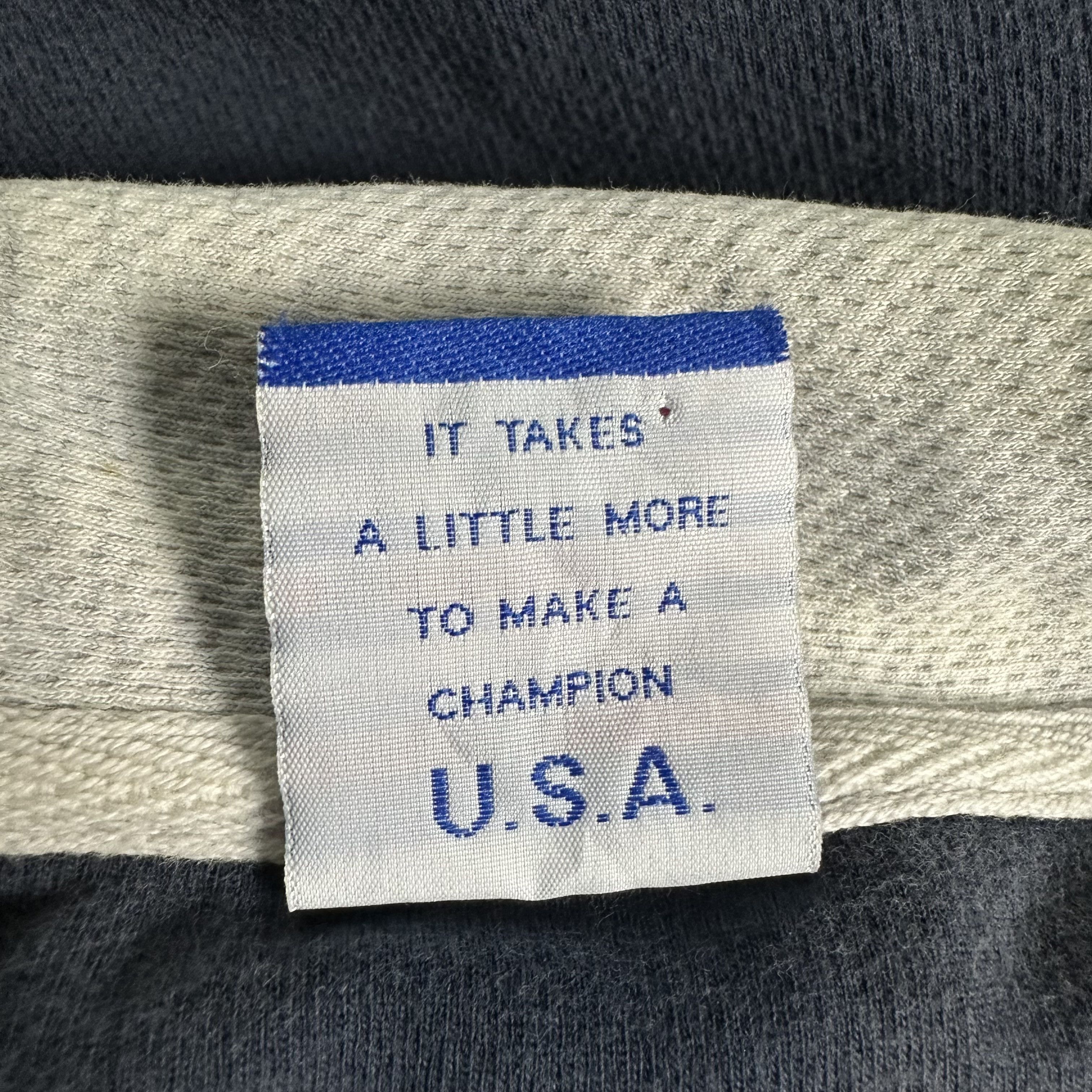 Champion 🔥RARE🔥Vintage Champion Half-Zip S/Sleeve Sweatshirt Size US L / EU 52-54 / 3 - 7 Thumbnail