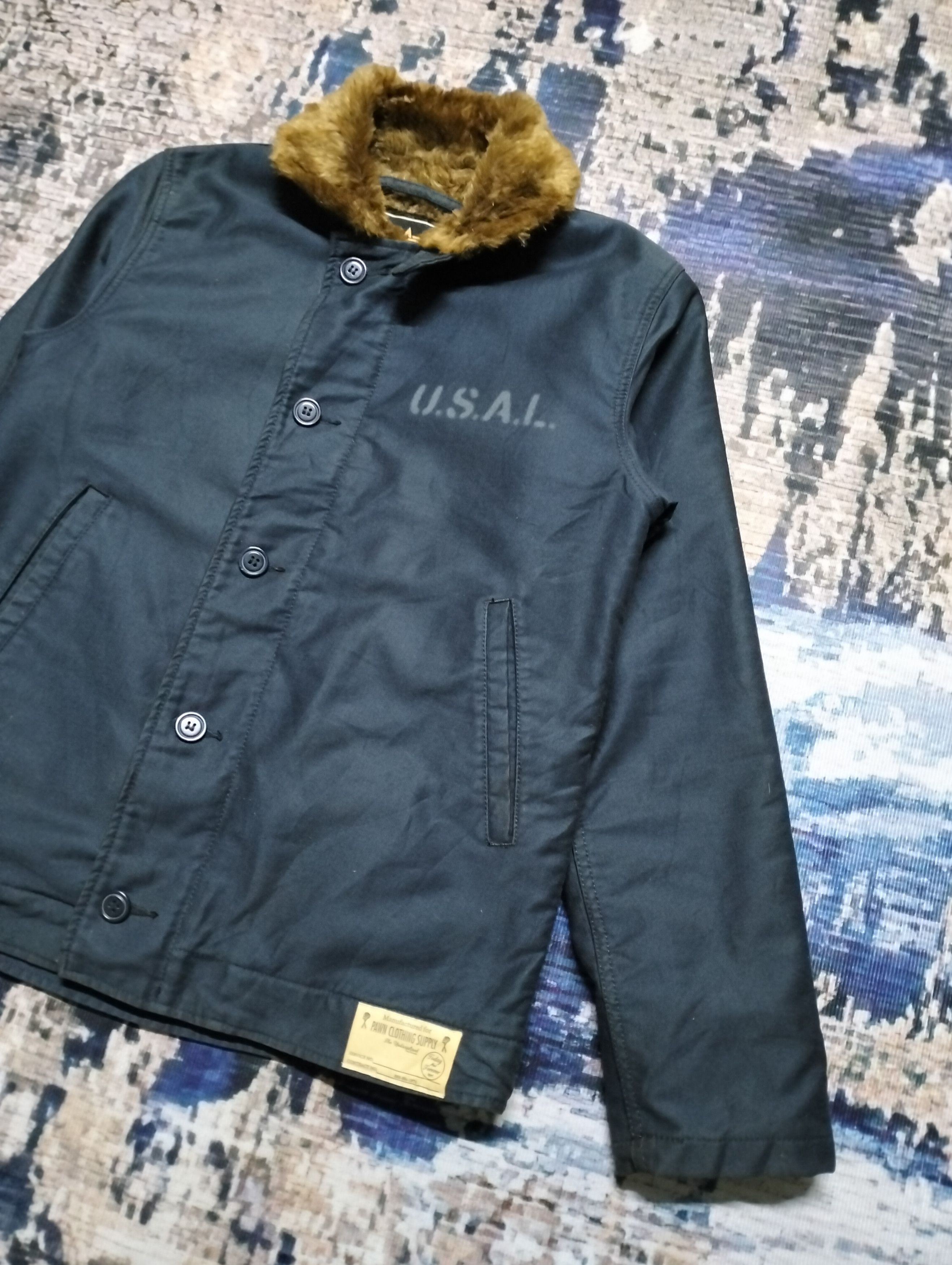 Alpha Industries Vintage Alpha Industries N-1 Deck Jacket "Pawn Nomads" Size US M / EU 48-50 / 2 - 7 Thumbnail