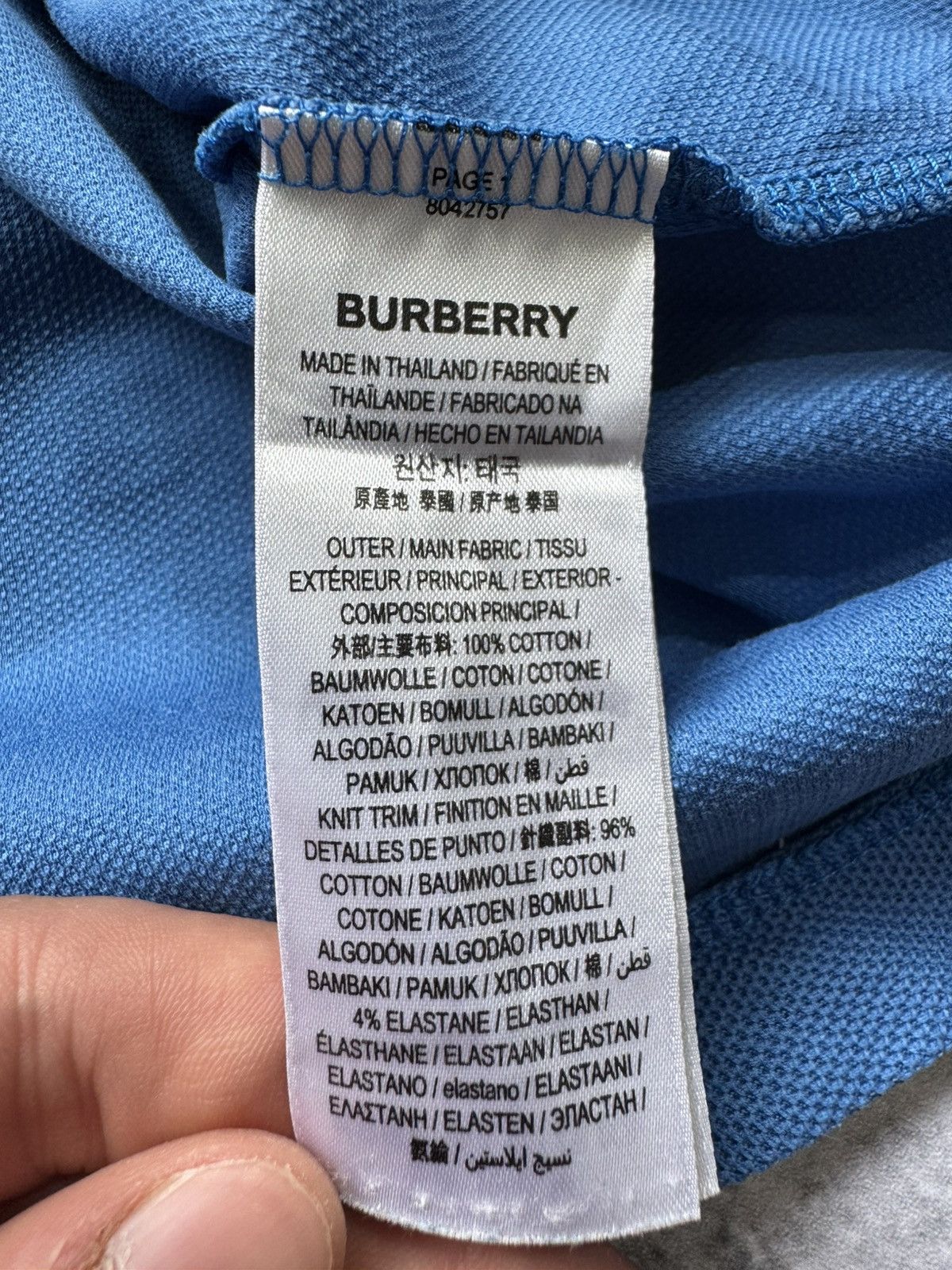 Burberry Burberry Polo Shirt XL size Size US XL / EU 56 / 4 - 11 Thumbnail
