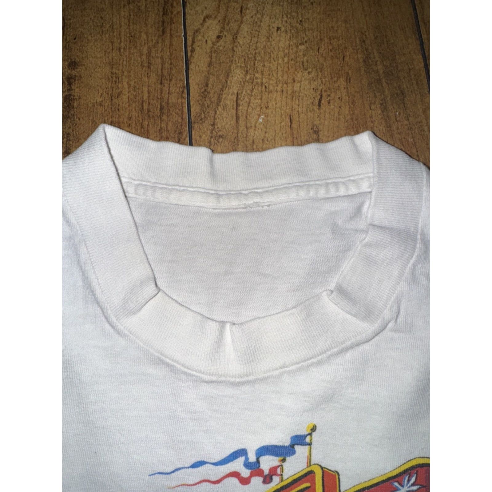 Vintage VINTAGE Stedman T-Shirt 1985 80s Drive-In Car Show Single Stitch White Mens M Cotton Classic Rock N Roll Chevy Ford Cars Theme Size US M / EU 48-50 / 2 - 5 Thumbnail