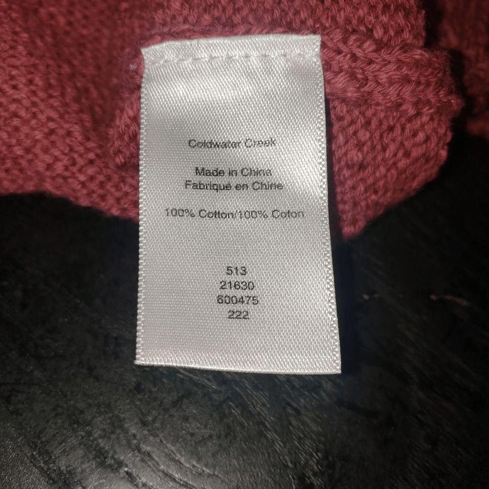 Coldwater Creek CT1432 Coldwater Creek Mid Sleeve Rose Sweater M Size M / US 6-8 / IT 42-44 - 5 Thumbnail