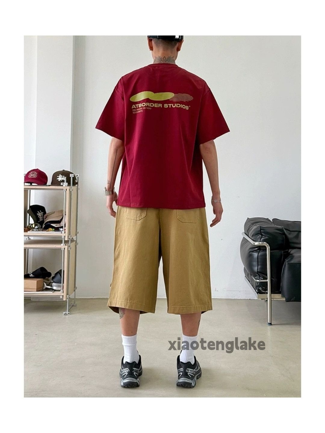 Designer Unisex utility loose baggy skate hiphop carpenter shorts Size US 36 / EU 52 - 5 Thumbnail