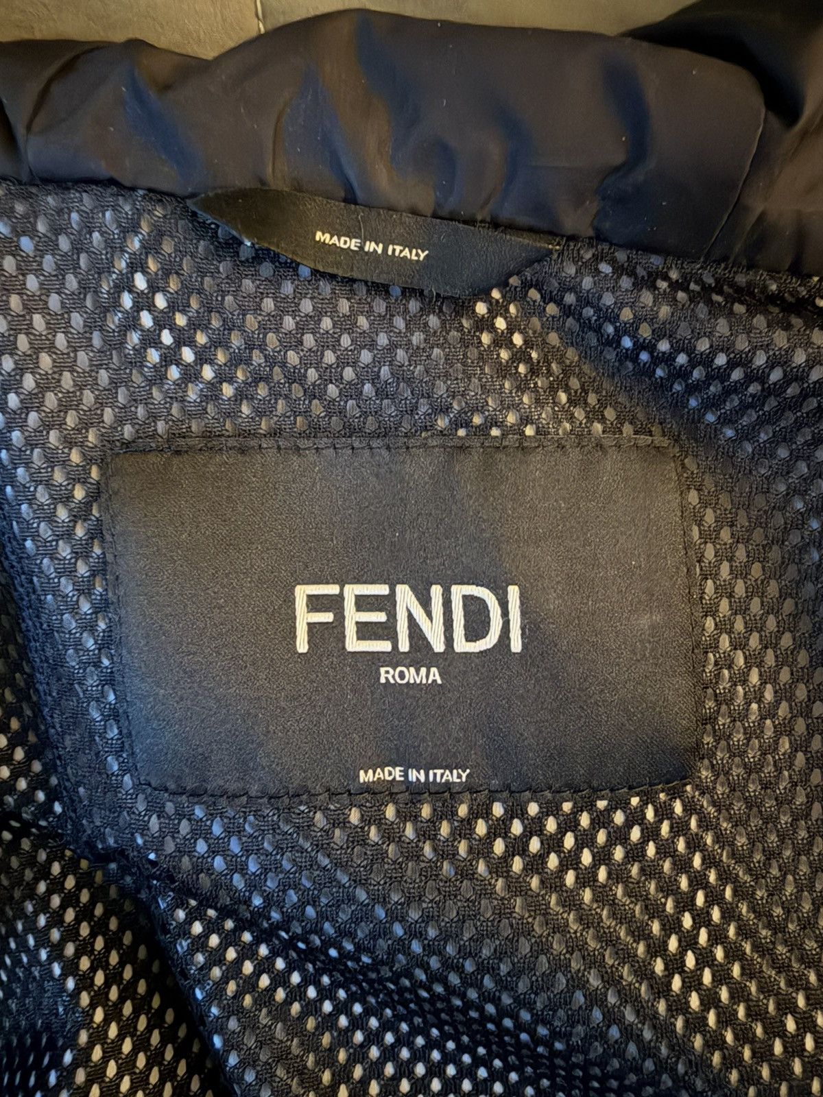 Fendi Fendi Roma Logo Tape Hooded Windbreaker – Made in Italy Size US M / EU 48-50 / 2 - 3 Thumbnail