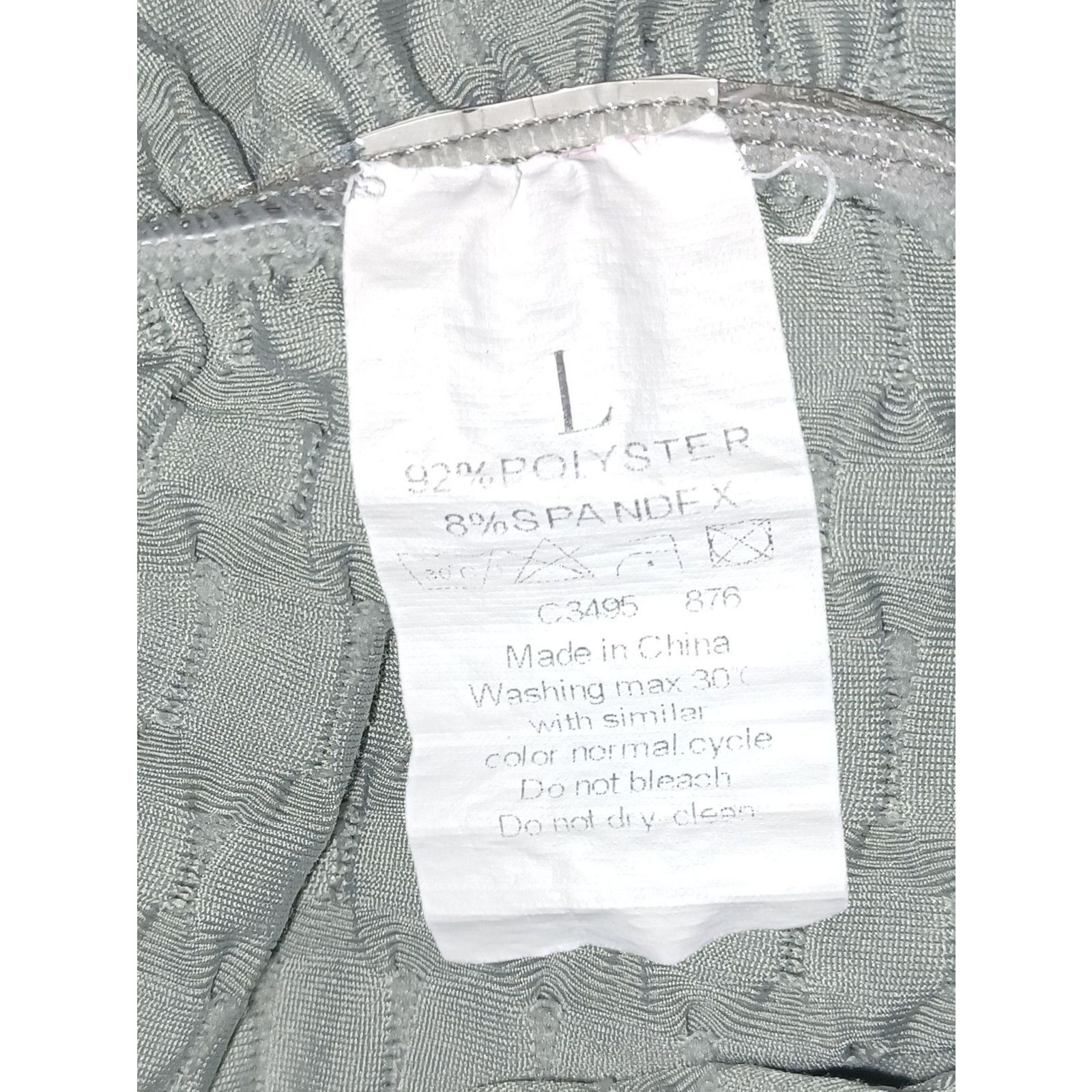 Other Women's Gray Workout Leggings Size Large Size 32" / US 10 / IT 46 - 3 Thumbnail