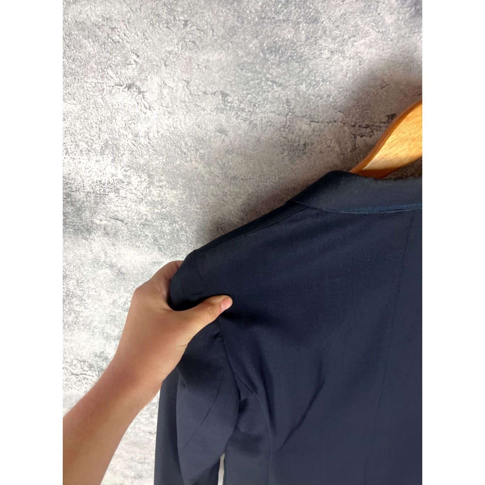 Vintage Weekend Max Mara Wool Blazer Black Jacket Size 6 Italy Office Chic Basic Jacket Womens Size M / US 6-8 / IT 42-44 - 8 Thumbnail