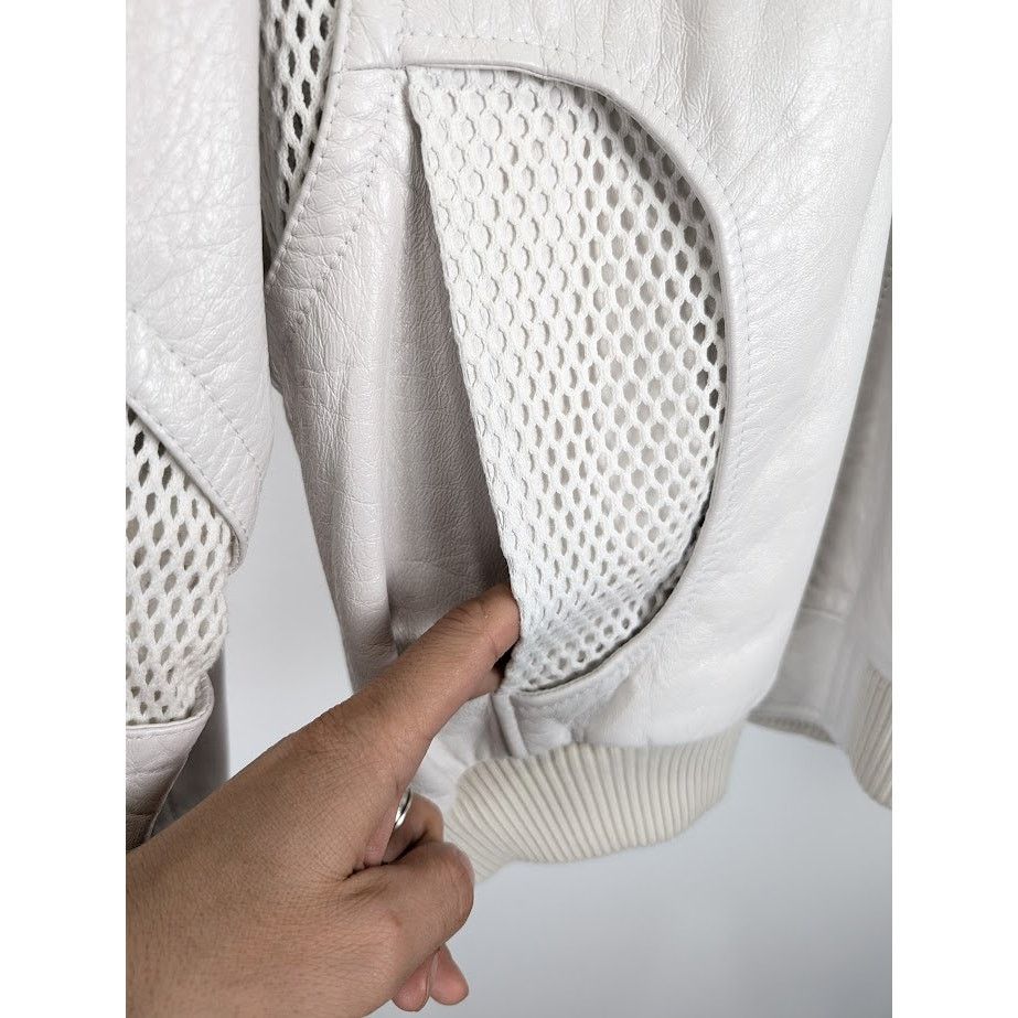 Celine o1rshd1 Oversize Blouson in White Size US M / EU 48-50 / 2 - 8 Thumbnail
